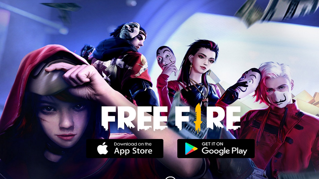 Money Heist x Garena Free Fire Wallpapers