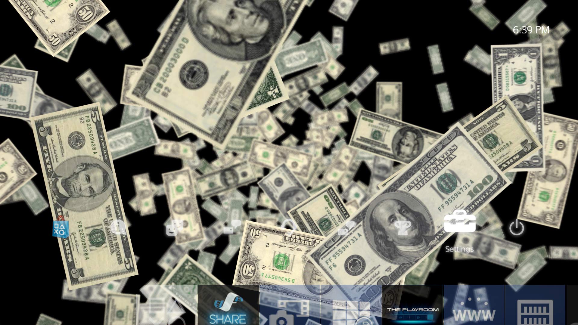 Money Rain Live Wallpapers