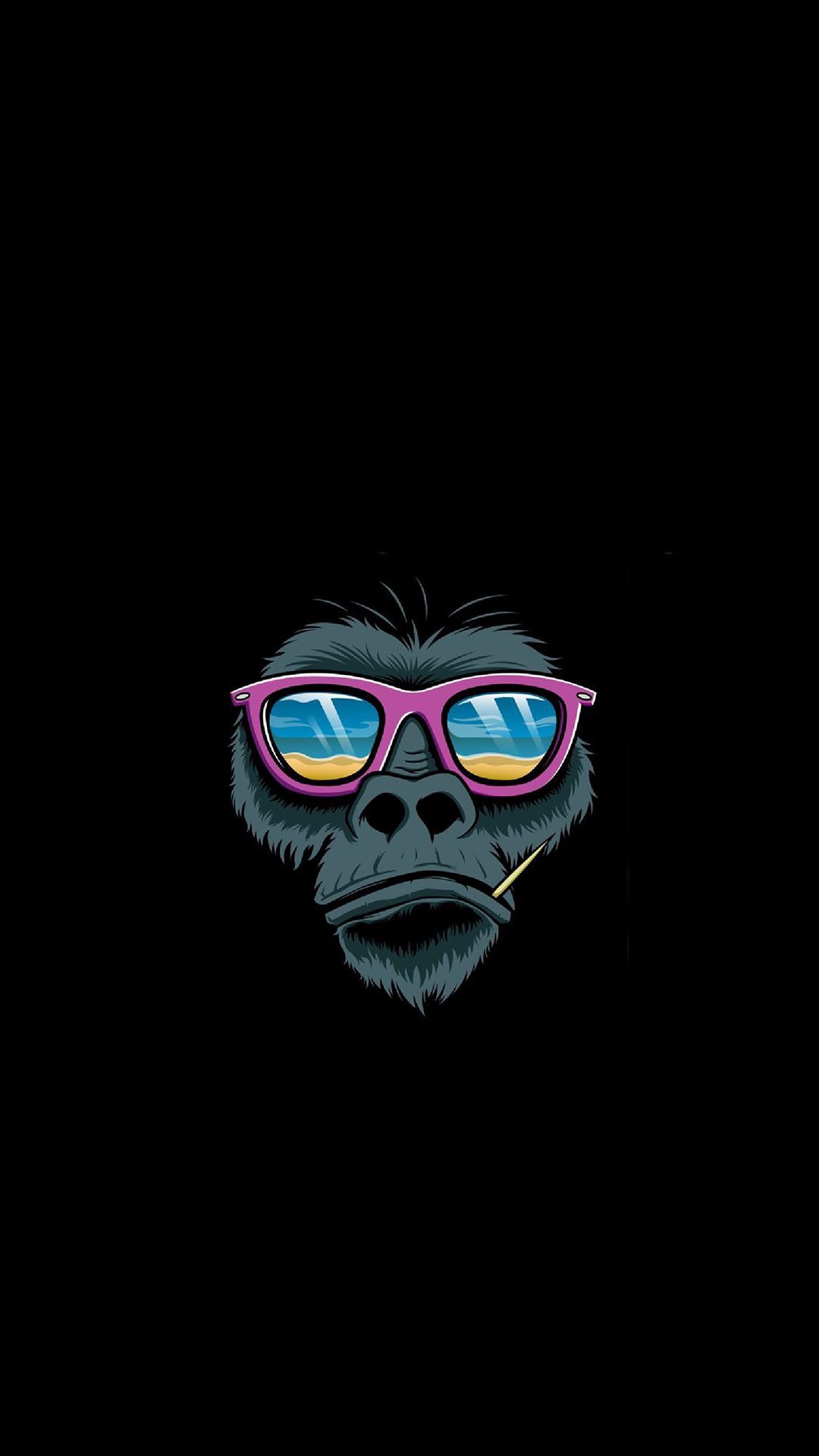 Monkey Minimalism Wallpapers