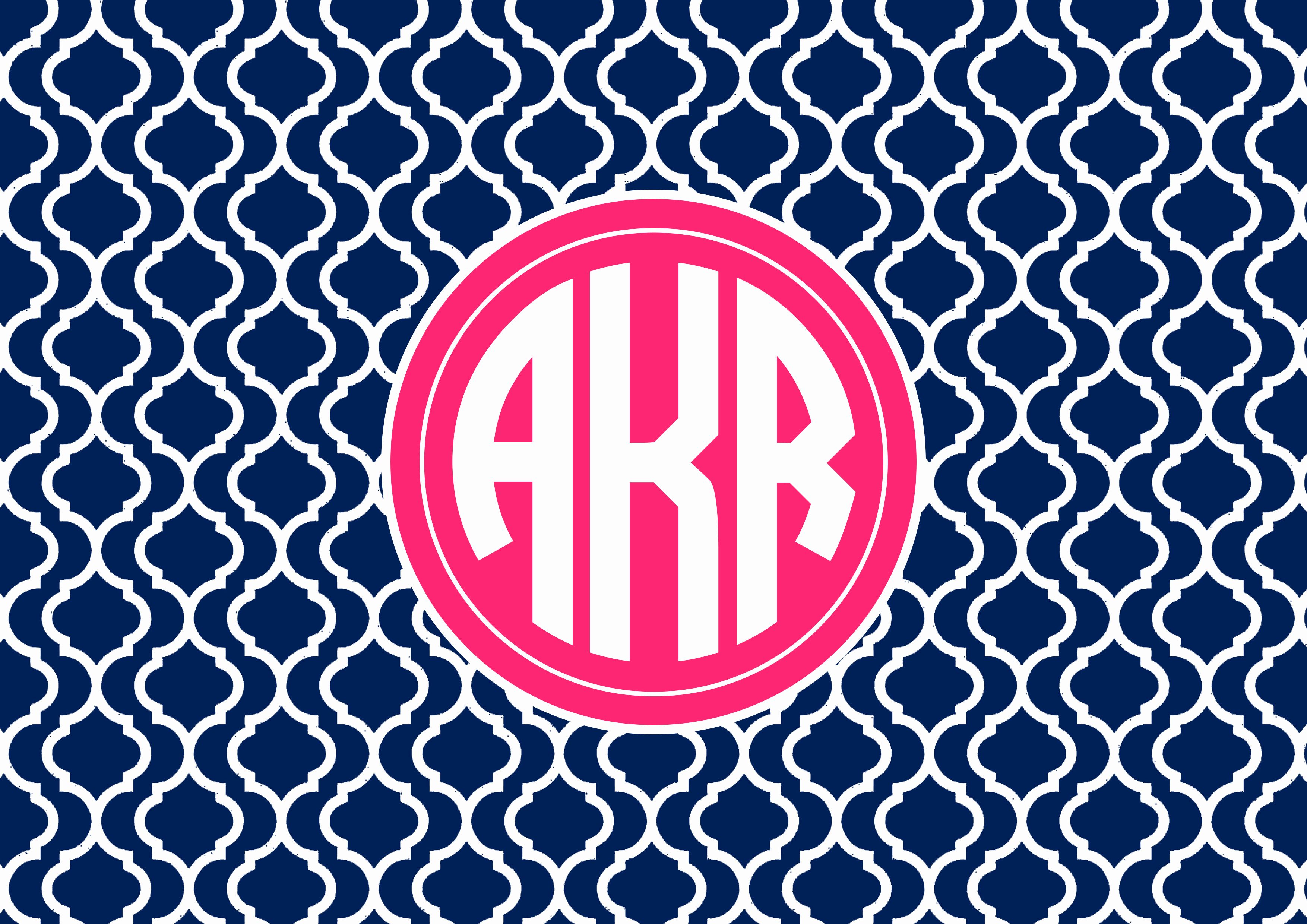 Monogram Desktop Background