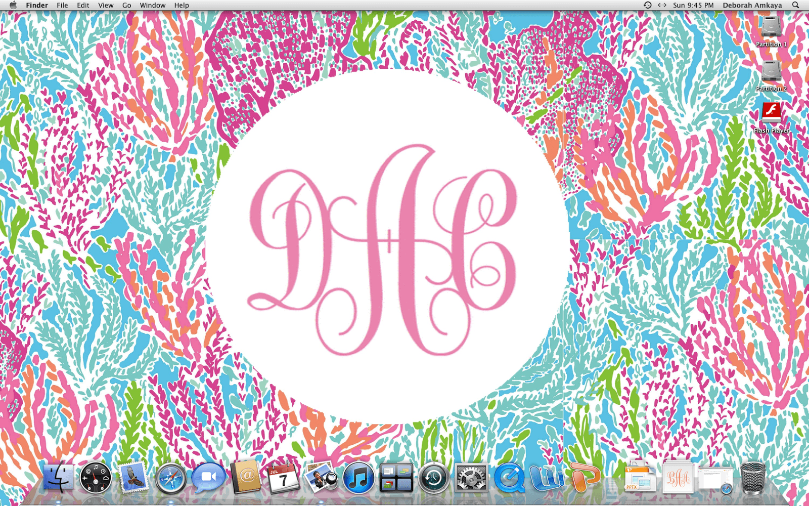 Monogram Desktop Background