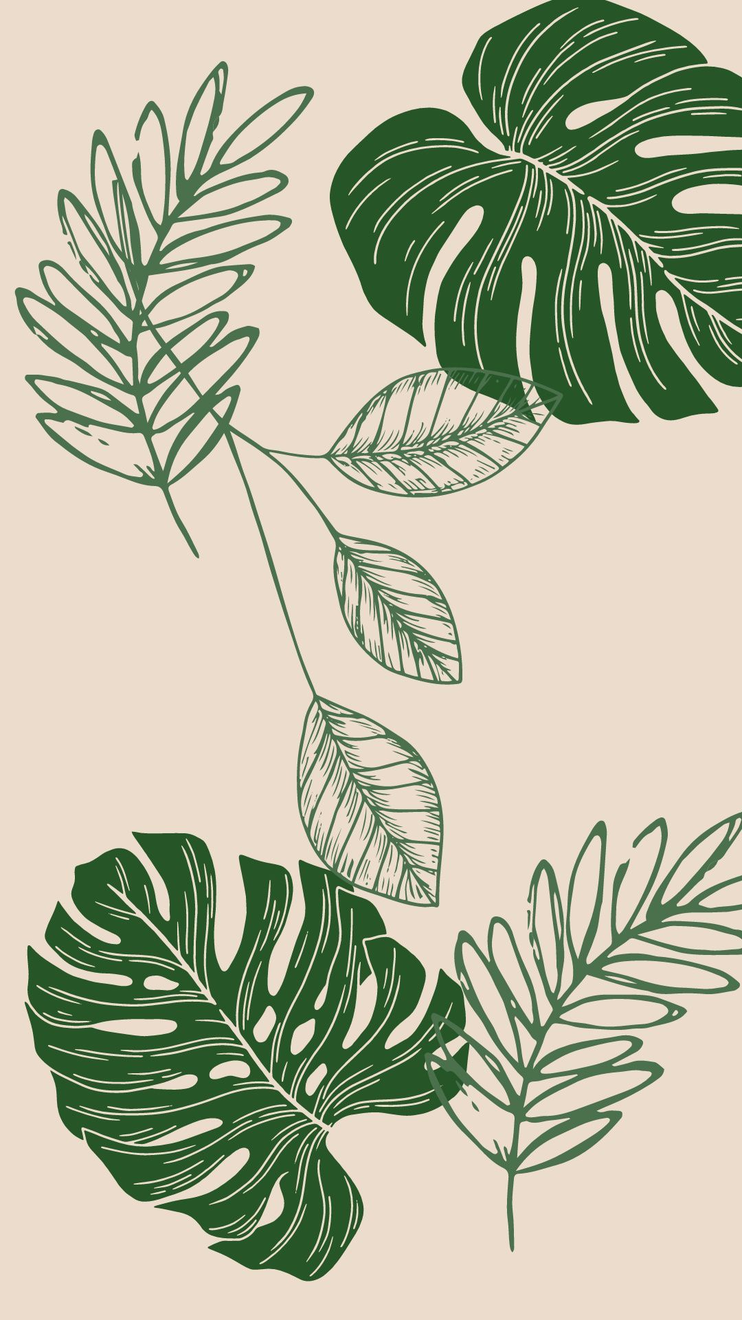 Monstera Iphone Background