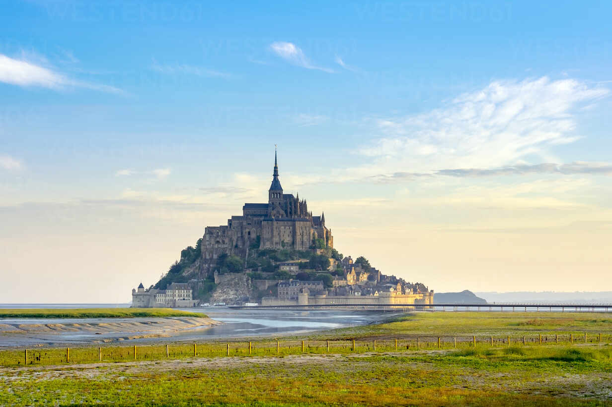 Mont Saint-Michel At Sunrise Wallpapers