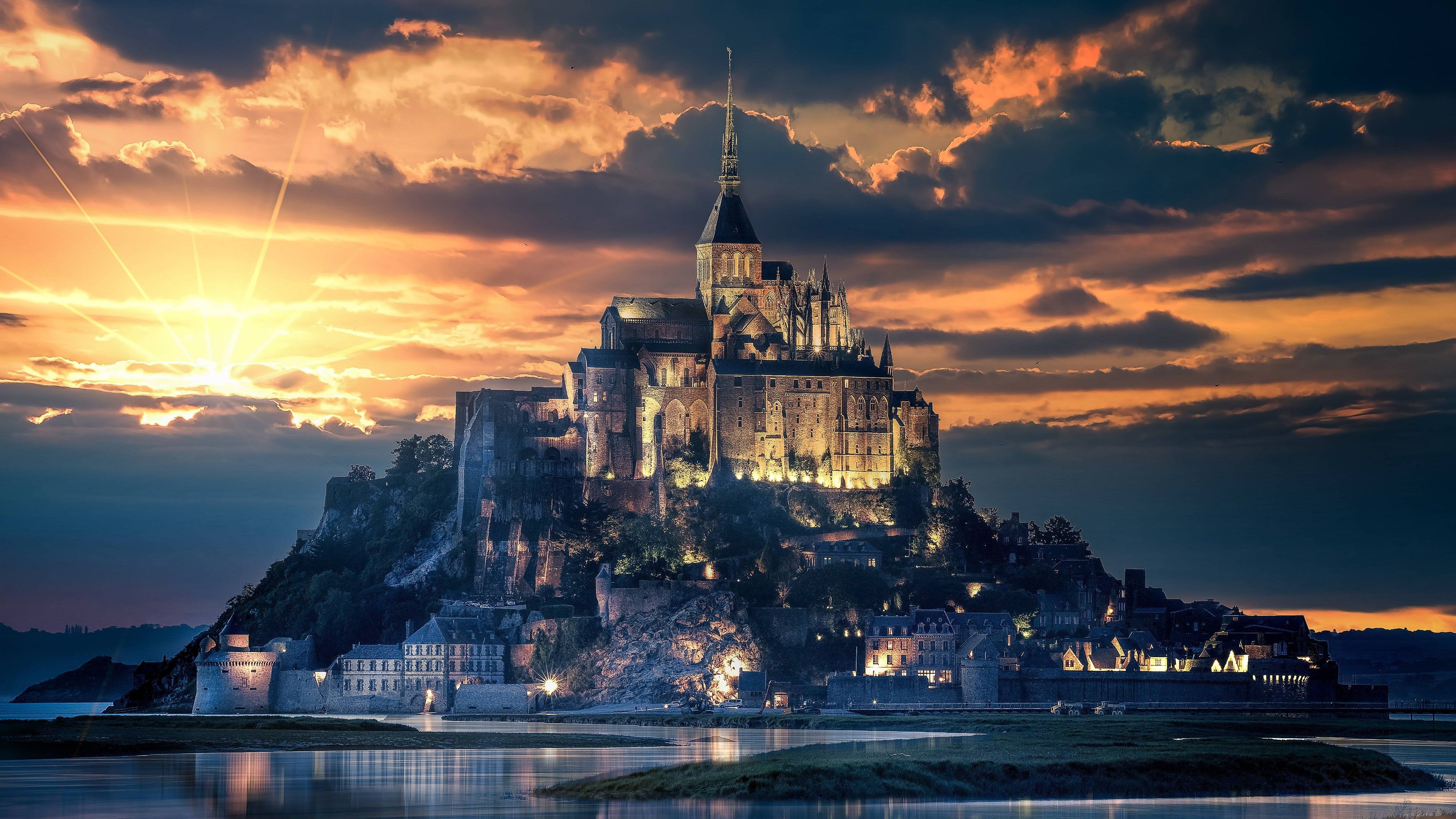 Mont-Saint-Michel In Normandy France Wallpapers