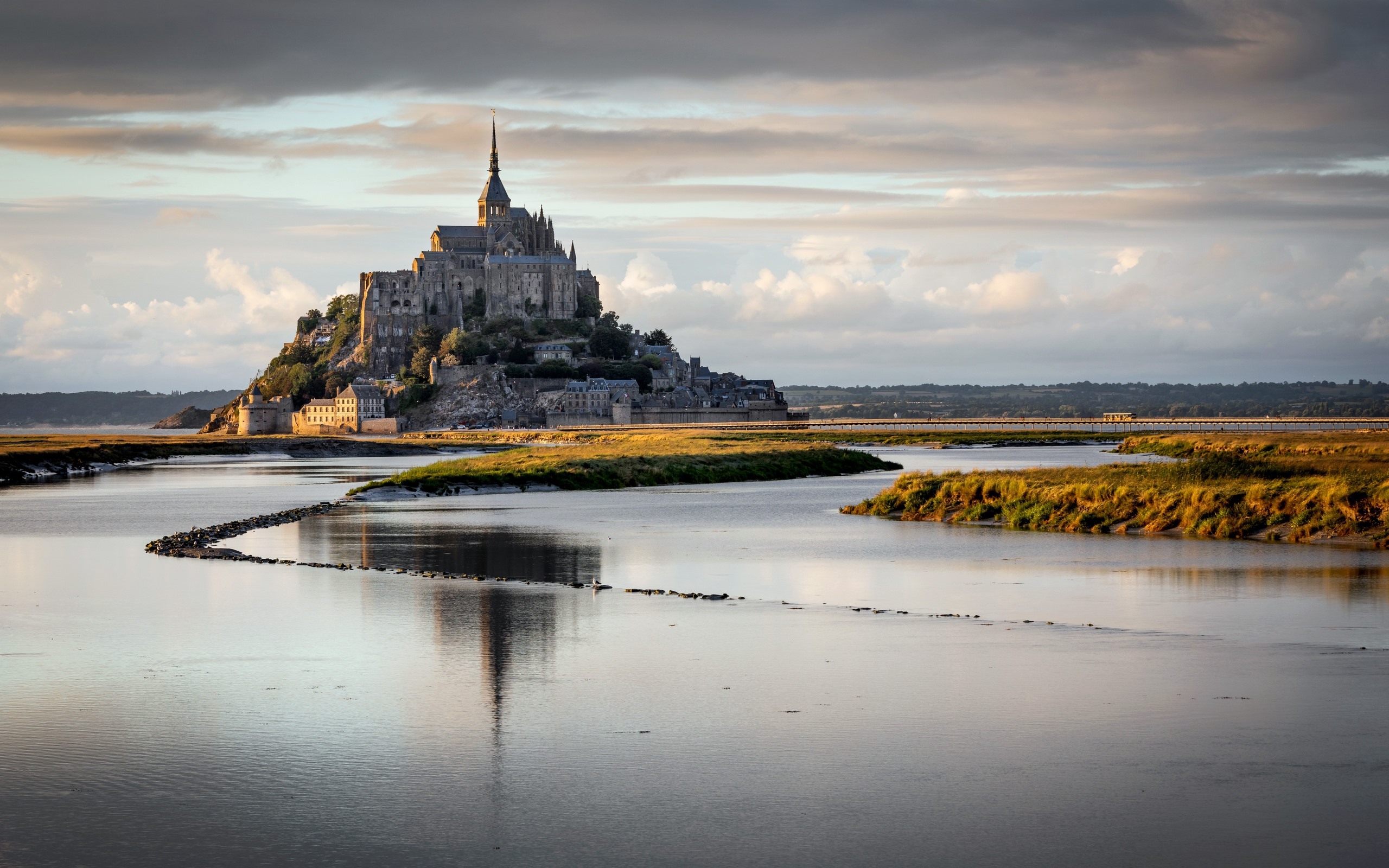 Mont-Saint-Michel In Normandy France Wallpapers