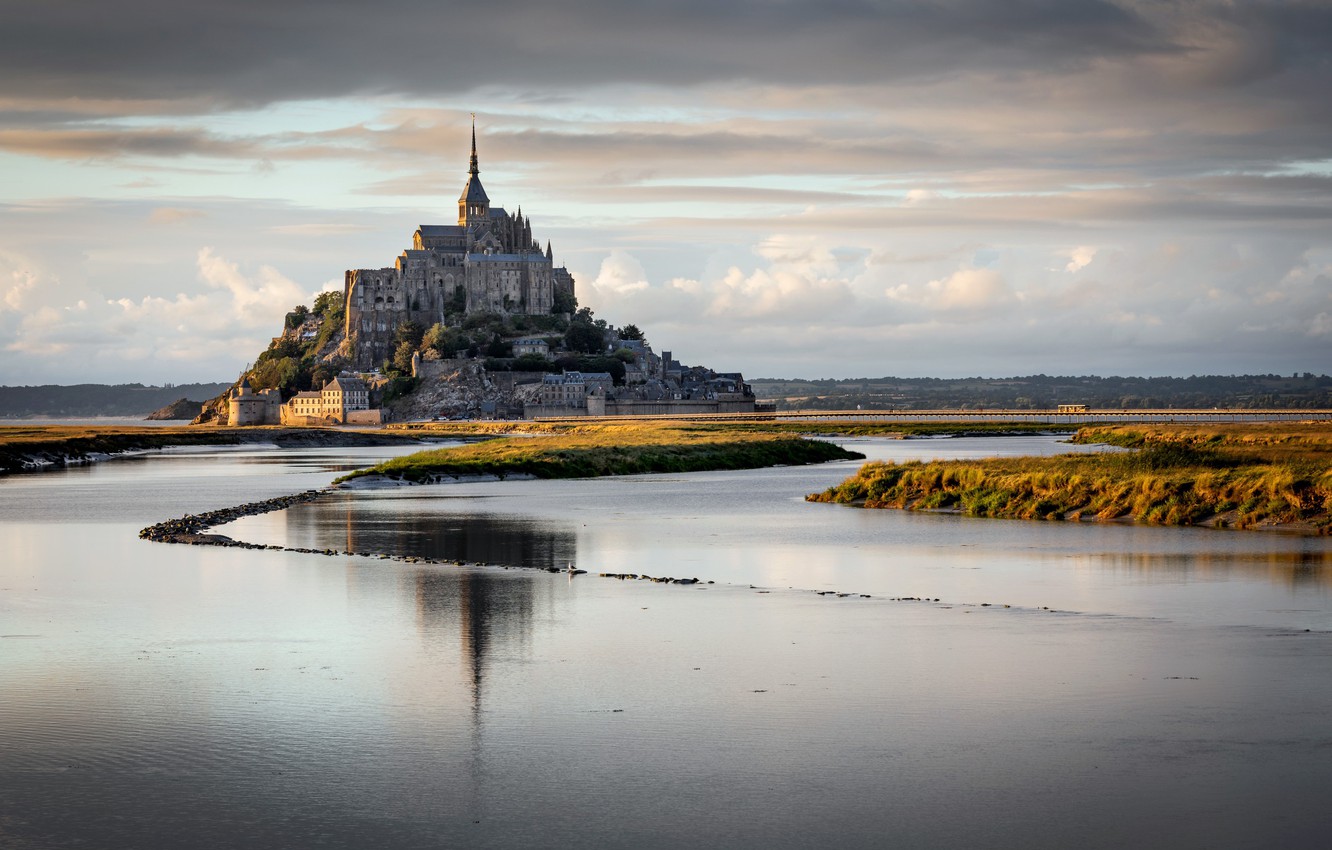 Mont Saint-Michel Landscape Wallpapers