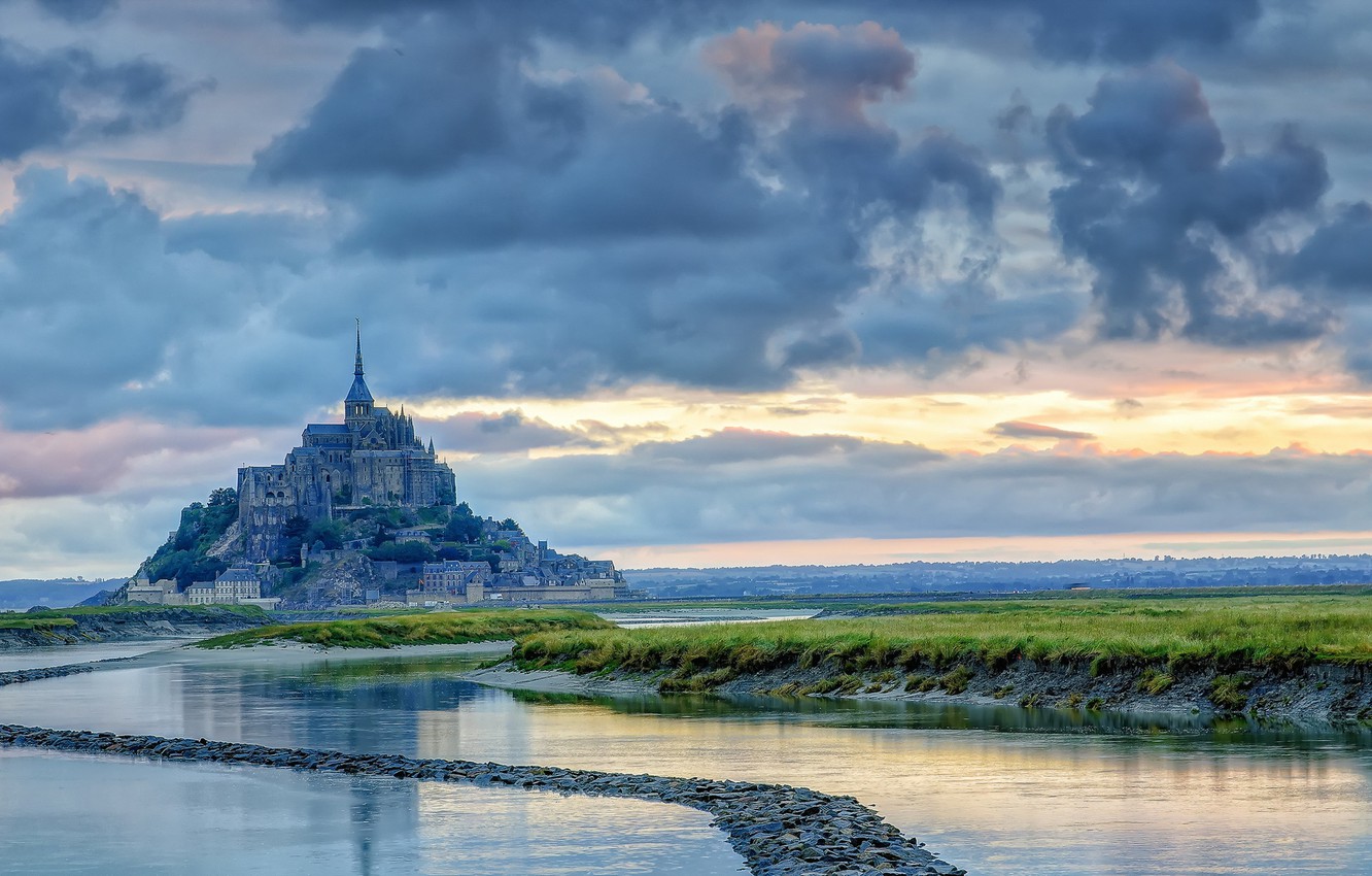 Mont Saint-Michel Landscape Wallpapers