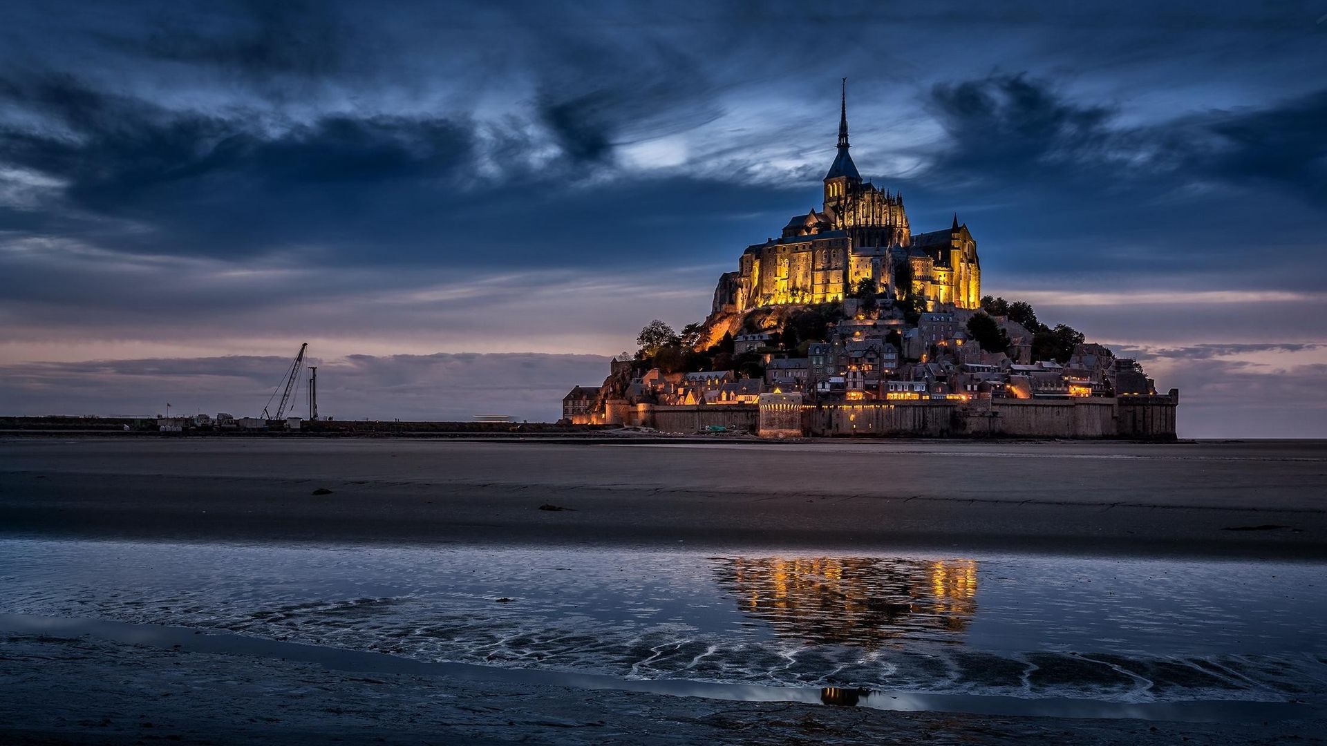 Mont Saint-Michel Landscape Wallpapers