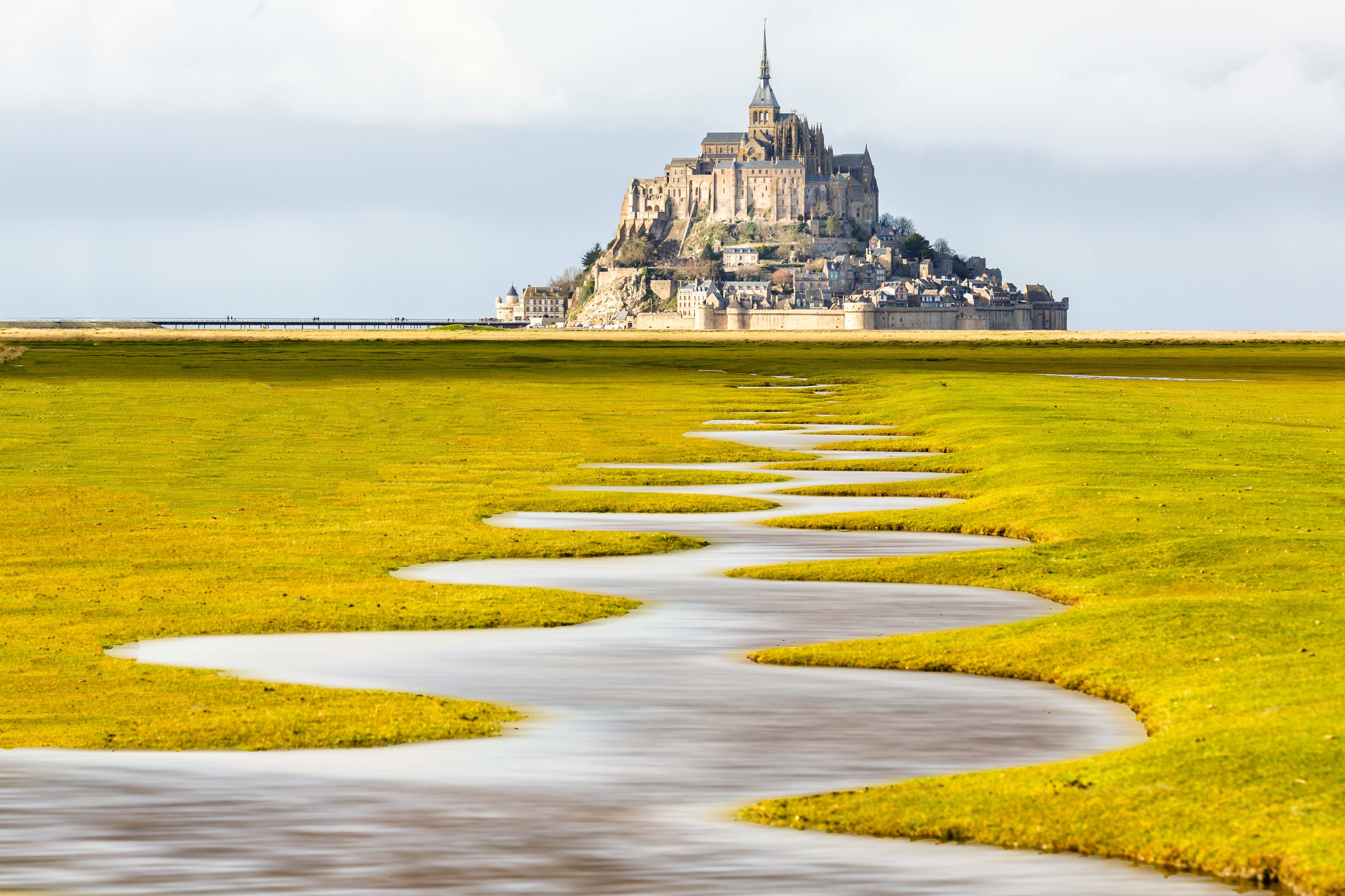 Mont Saint-Michel Landscape Wallpapers