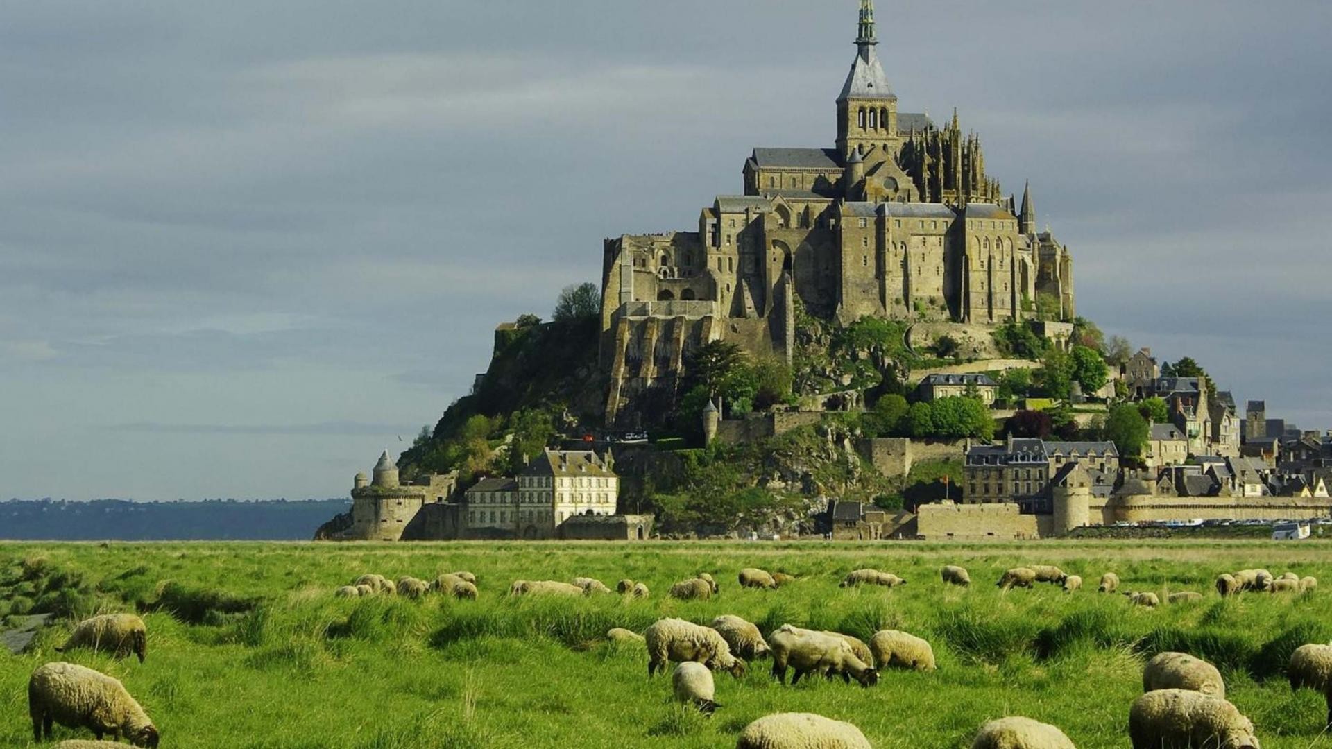 Mont Saint-Michel Landscape Wallpapers