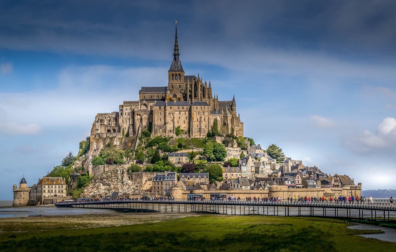 Mont Saint-Michel Landscape Wallpapers