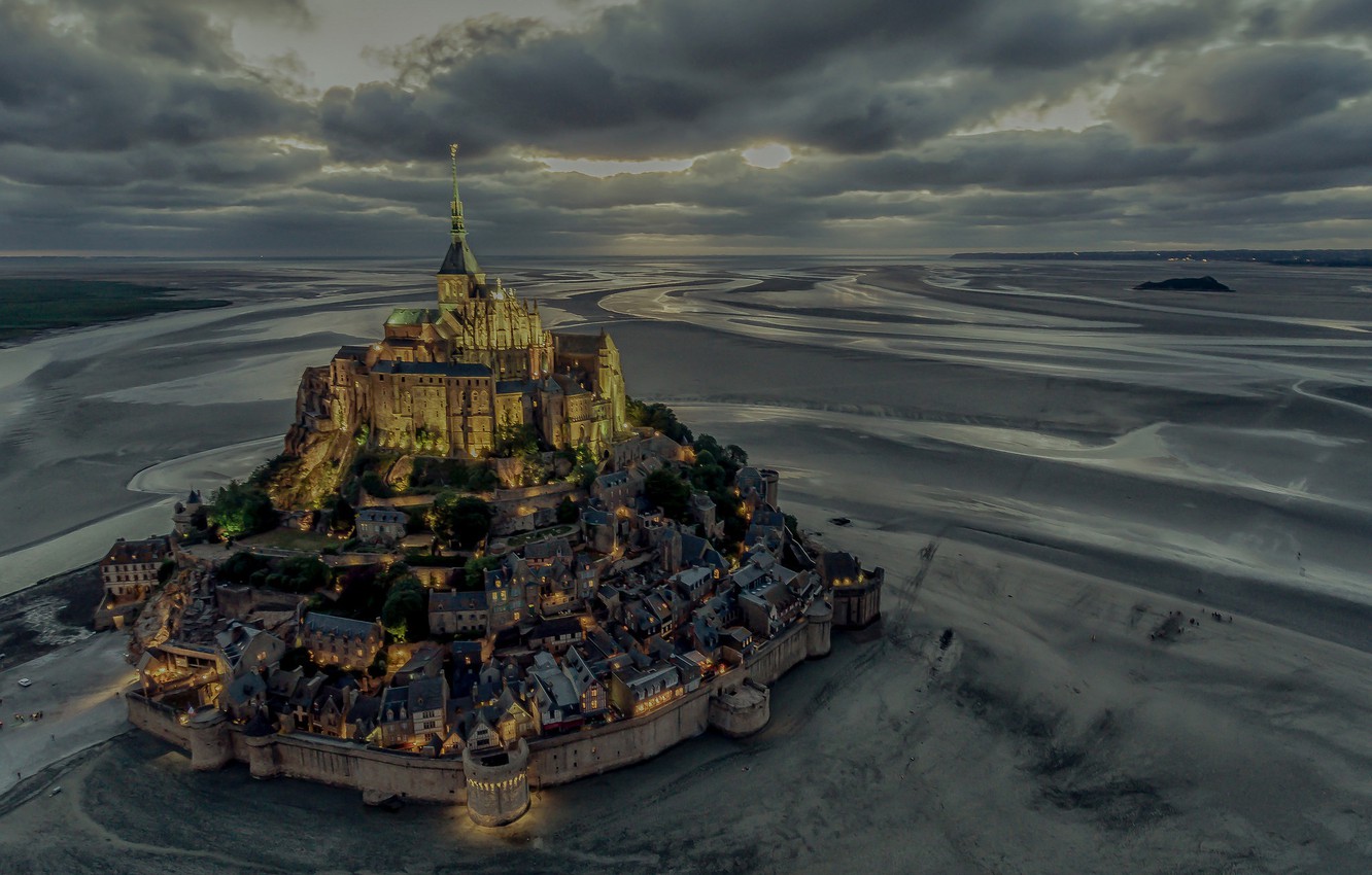 Mont Saint-Michel Landscape Wallpapers