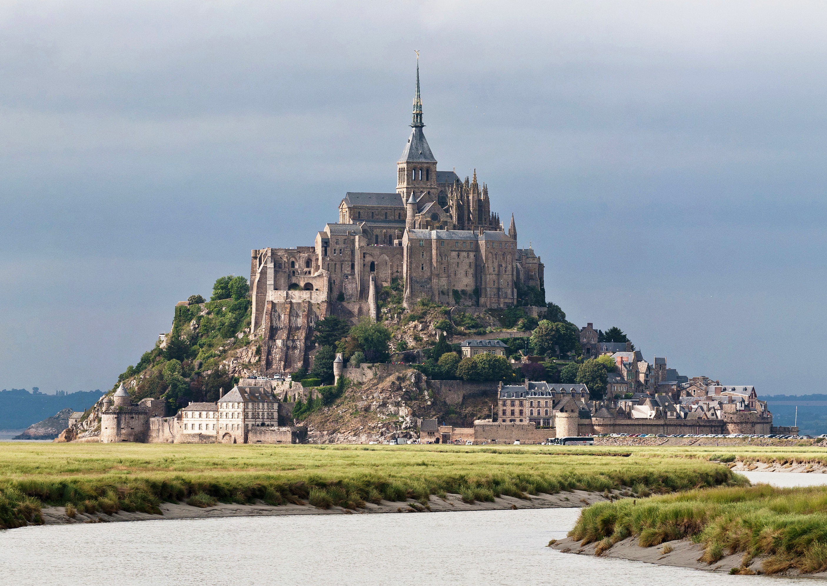 Mont Saint Michel Monastery Wallpapers