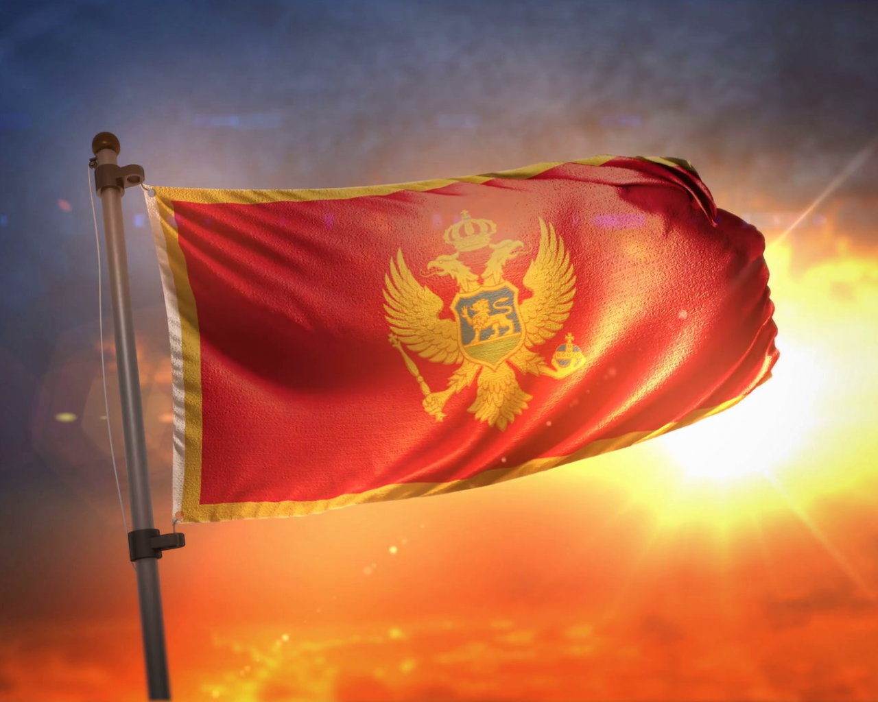 Montenegro Flag Wallpapers