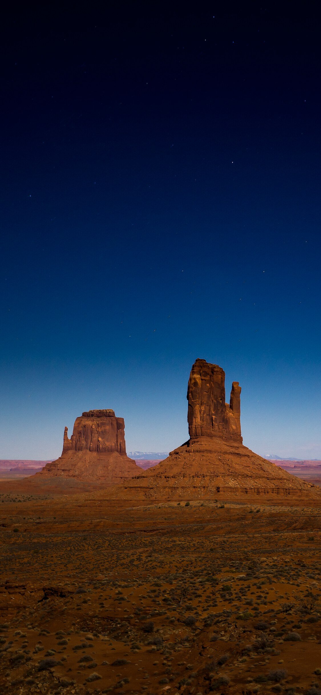 Monument Valley At Night Wallpapers