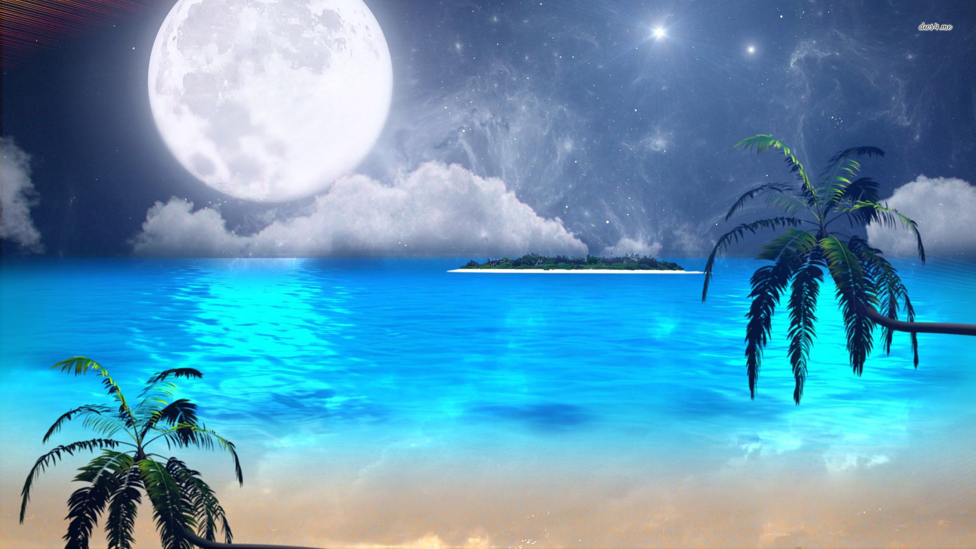 Moon Beach Wallpapers