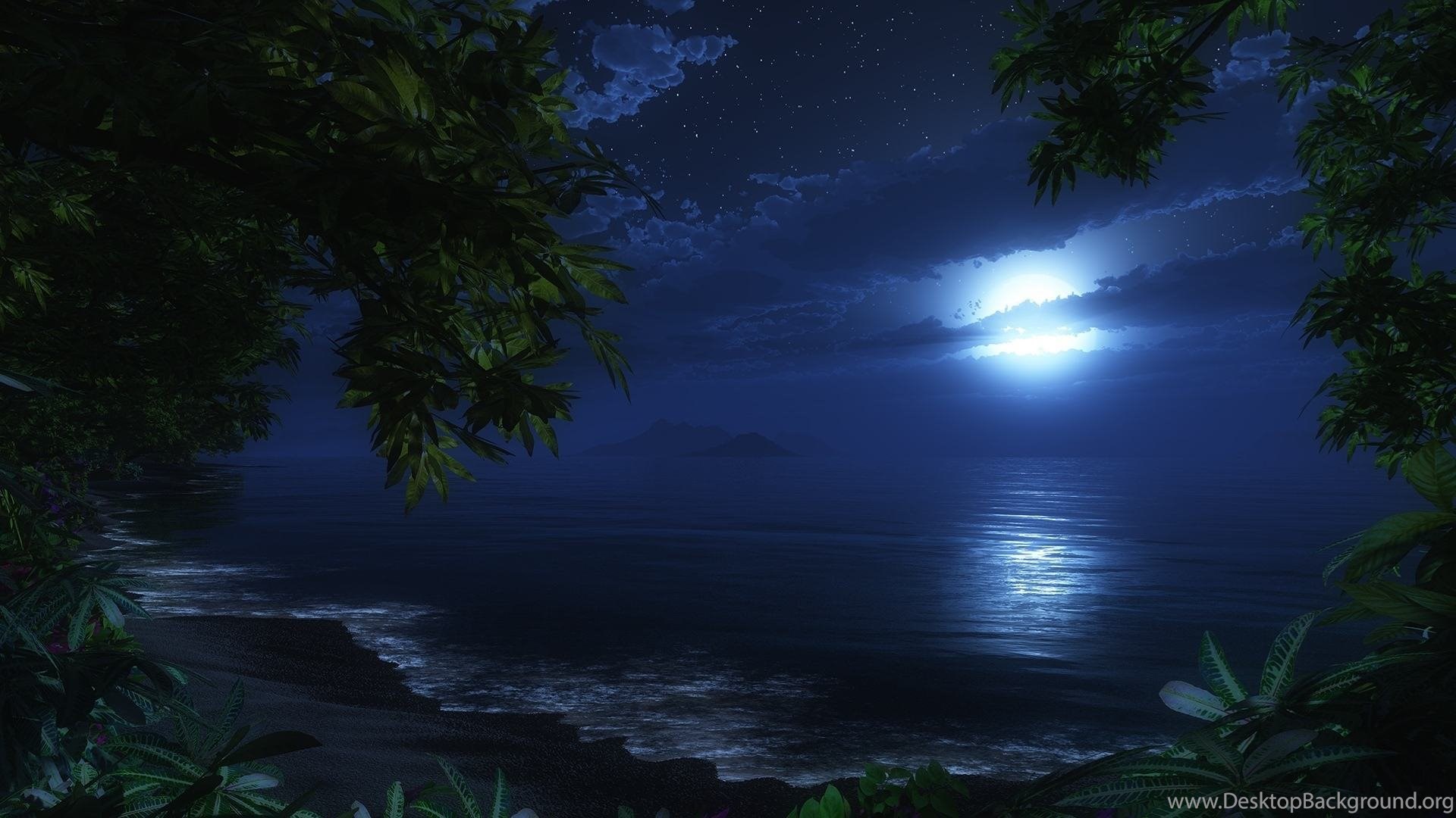 Moon Beach Wallpapers