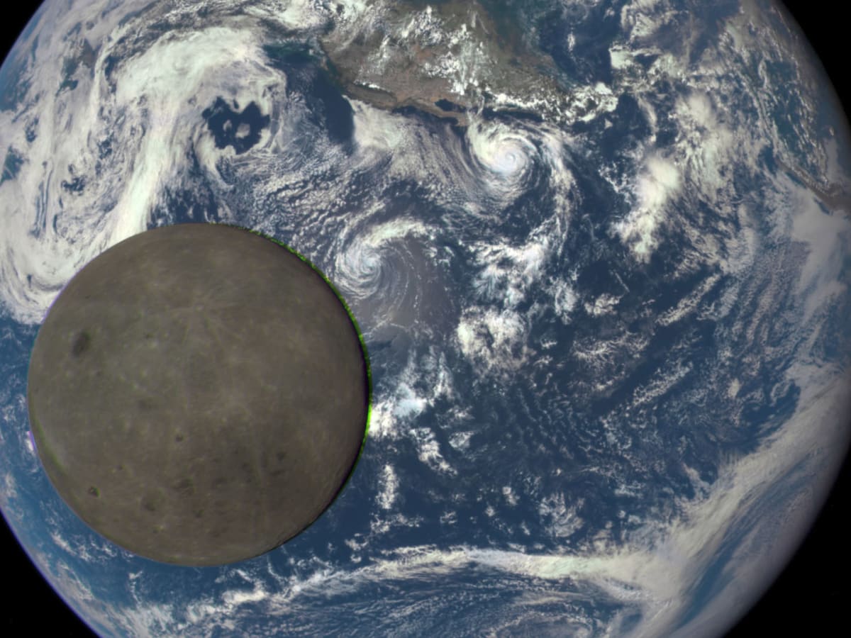Moon Captured From Satellite Wallpapers