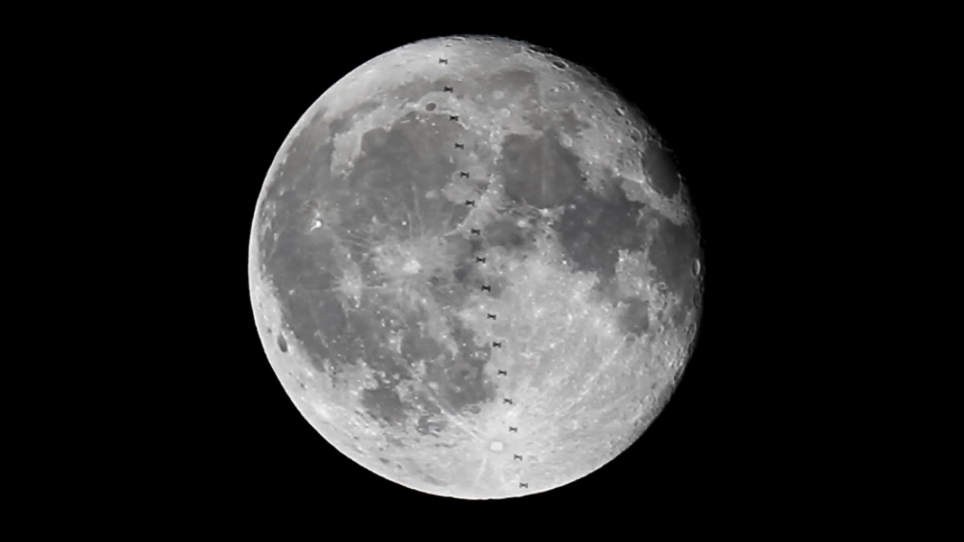 Moon Captured From Satellite Wallpapers