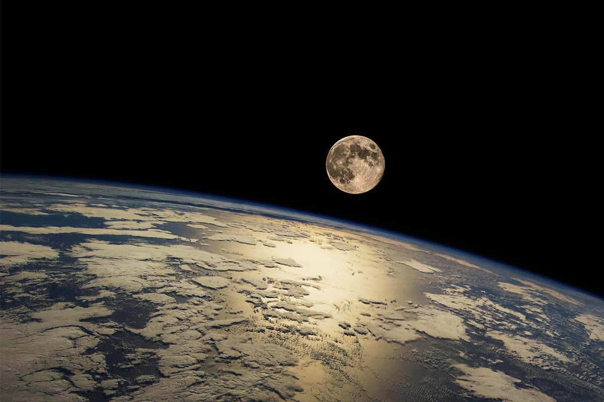 Moon Captured From Satellite Wallpapers