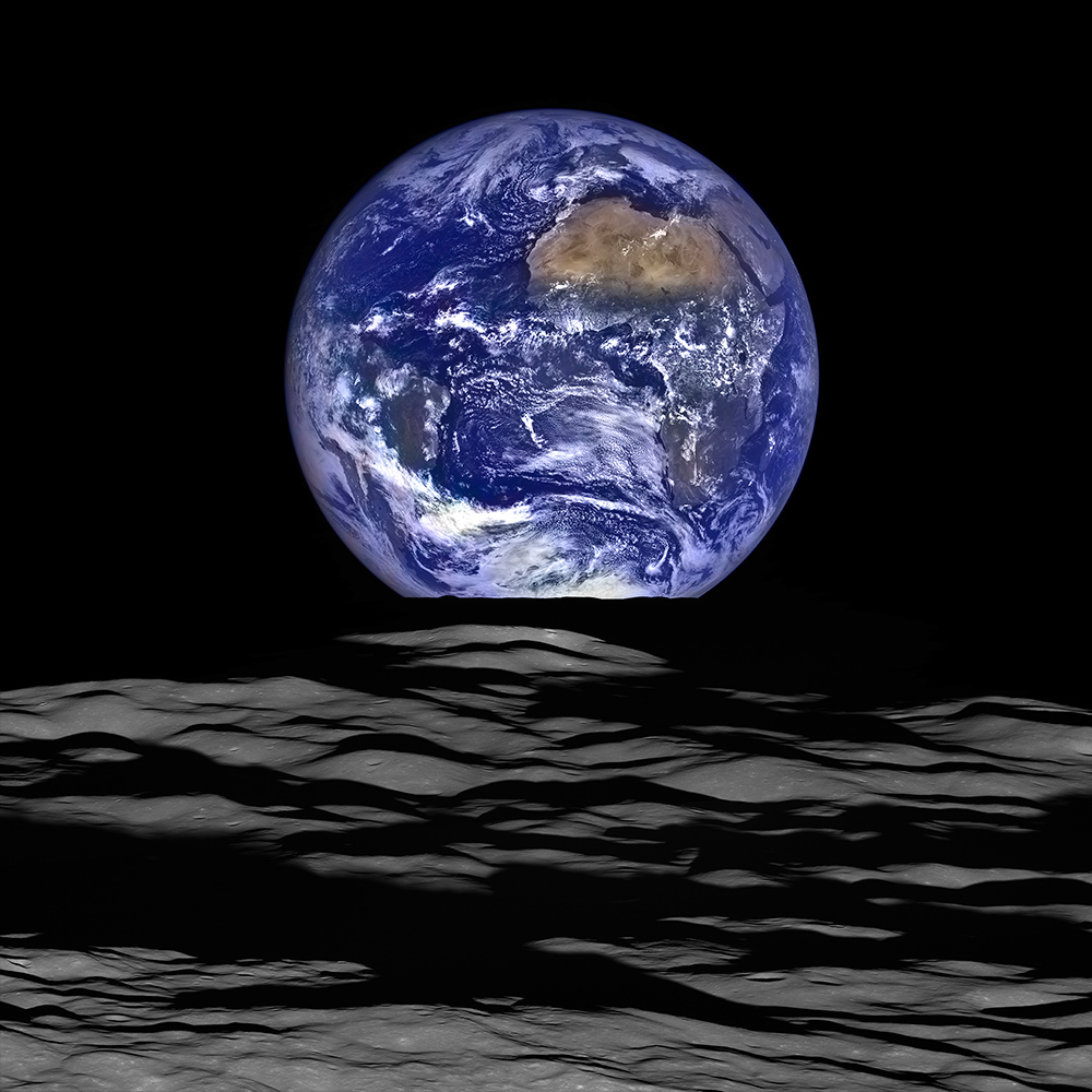 Moon Captured From Satellite Wallpapers