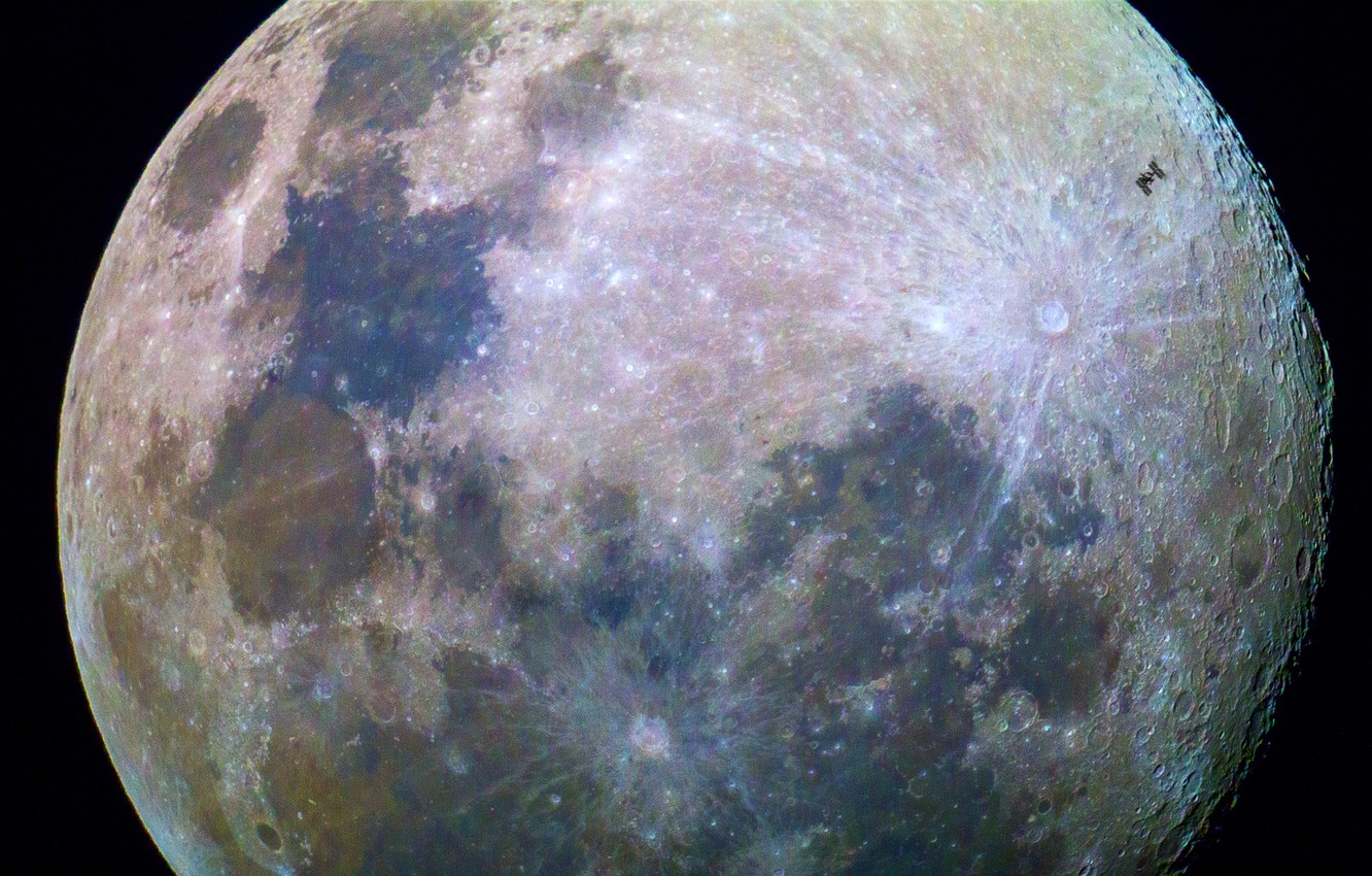 Moon Captured From Satellite Wallpapers