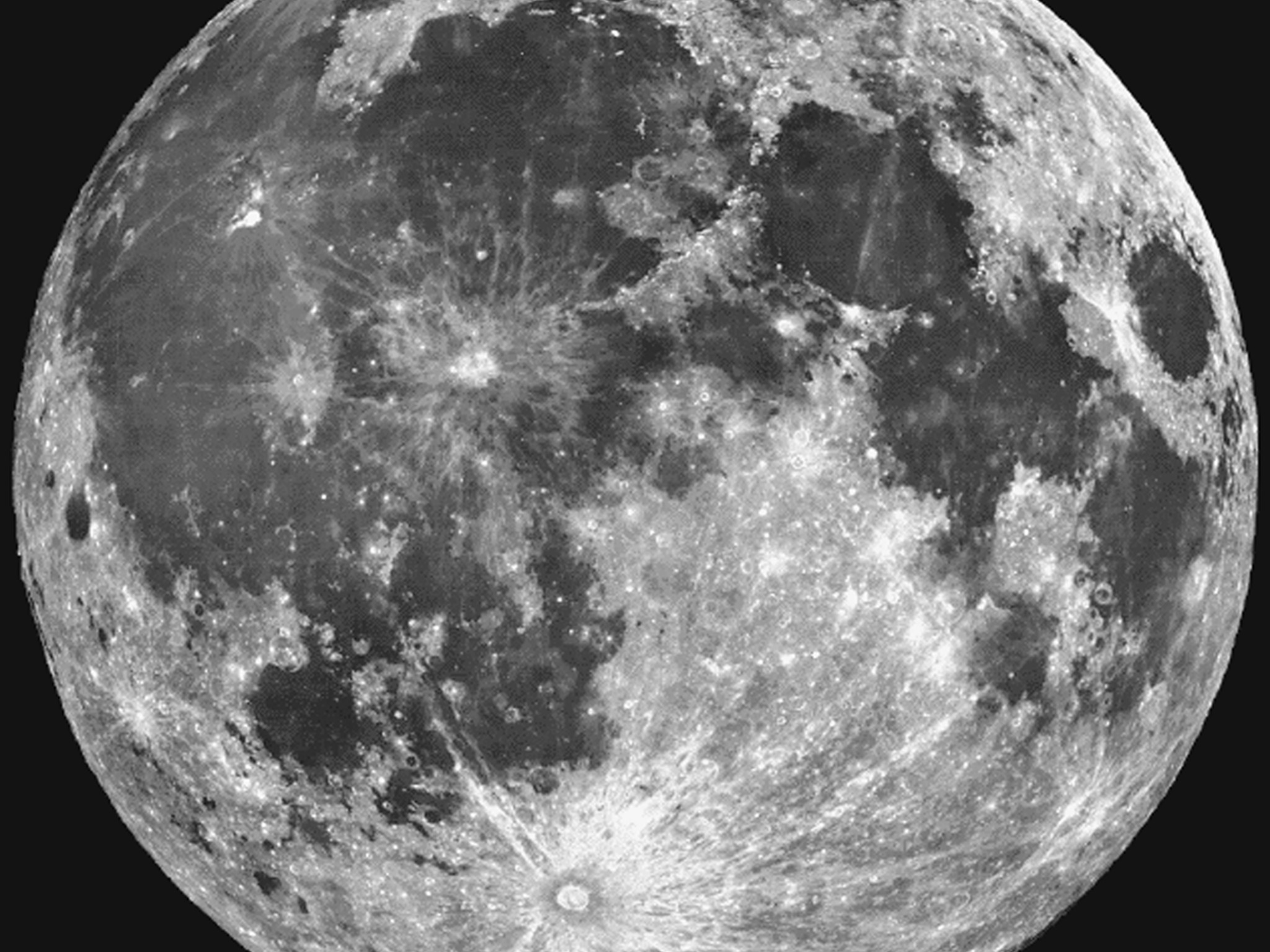 Moon Captured From Satellite Wallpapers