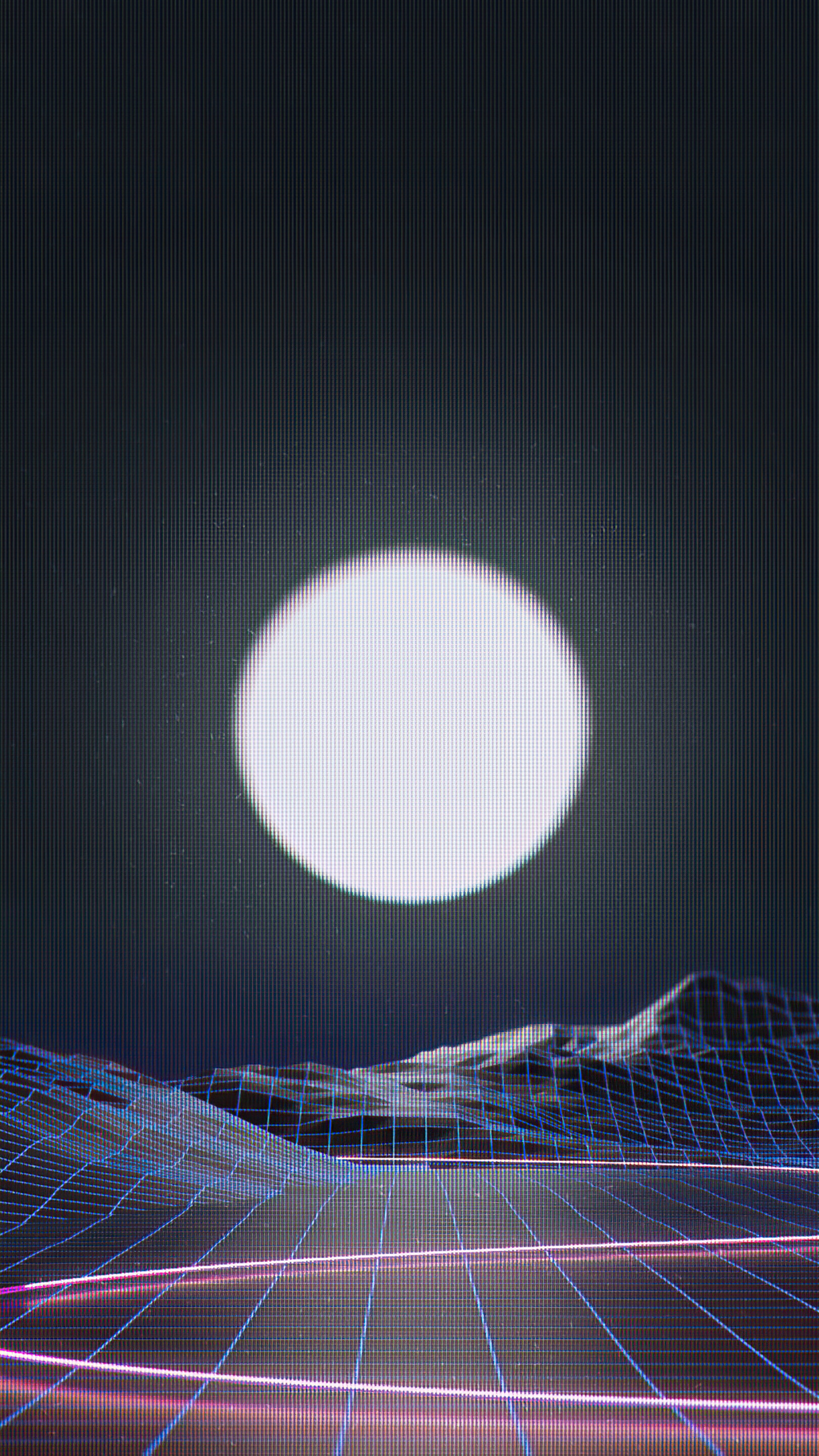 Moon Glitch Wallpapers