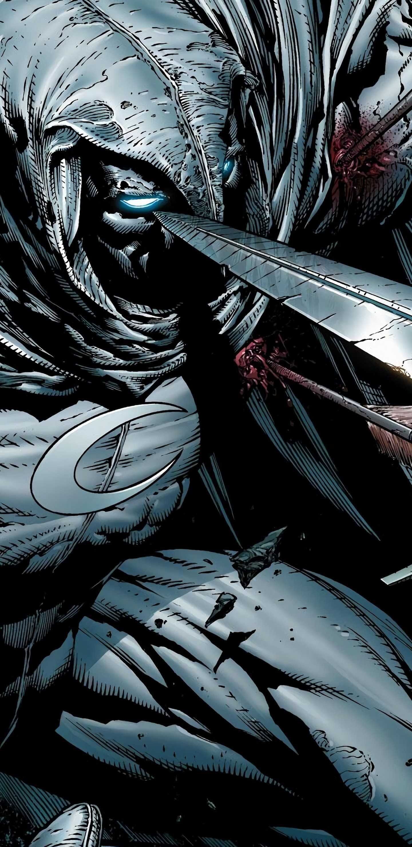 Moon Knight 4K Comic Art Wallpapers