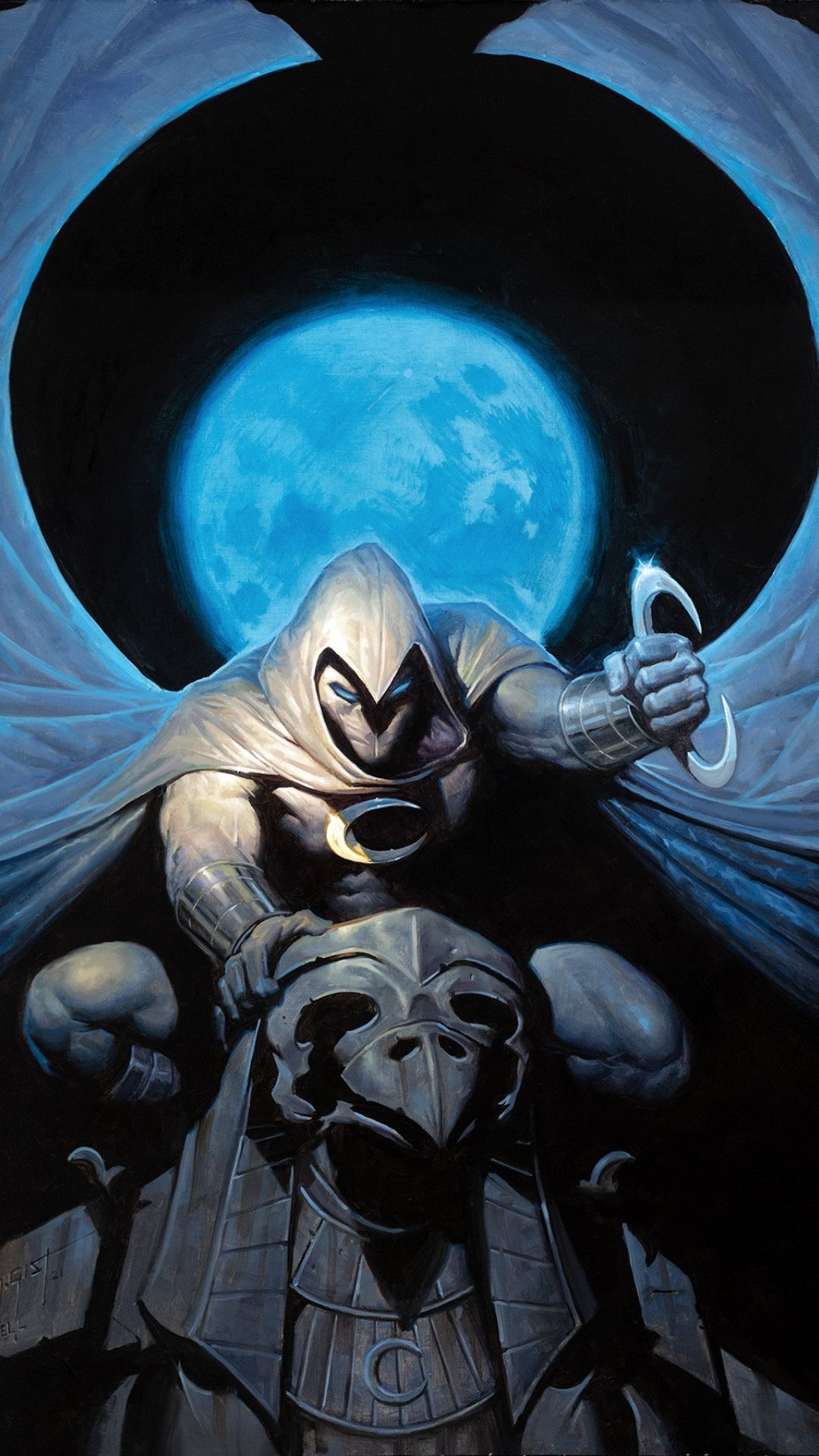 Moon Knight 4K Comic Art Wallpapers