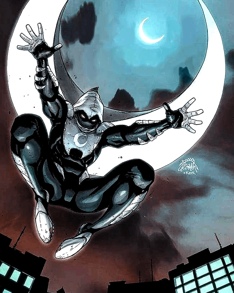 Moon Knight Superhero Digital Art Wallpapers