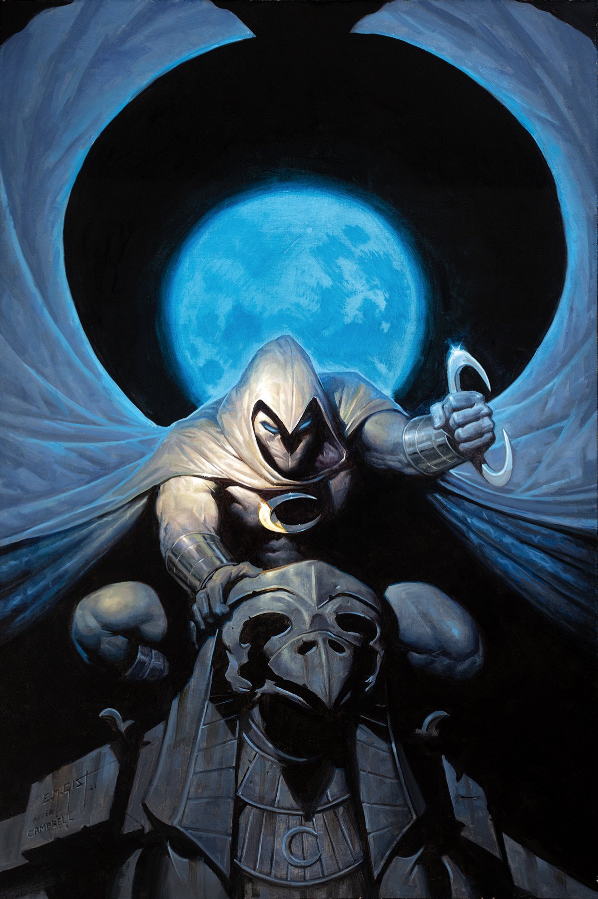 Moon Knight Superhero Digital Art Wallpapers