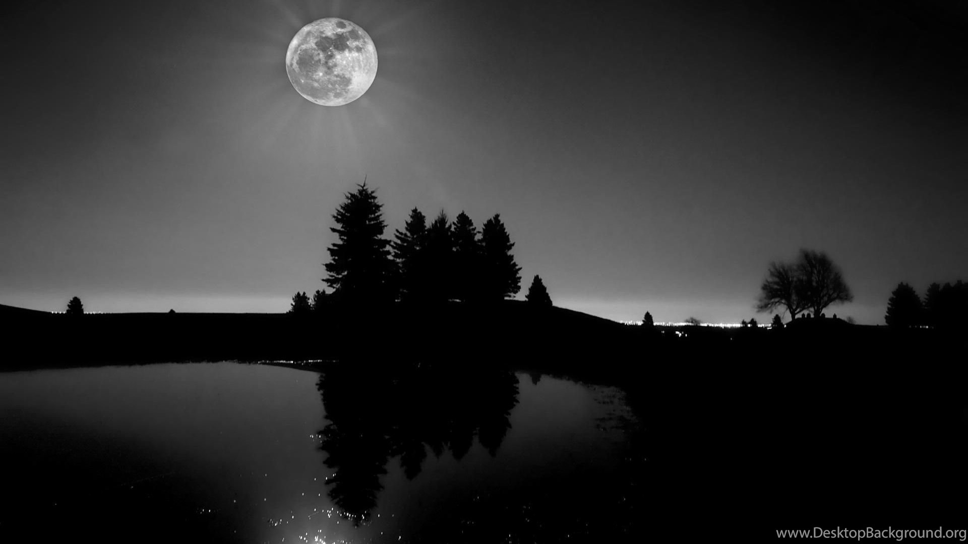 Moon Light Black Wallpapers