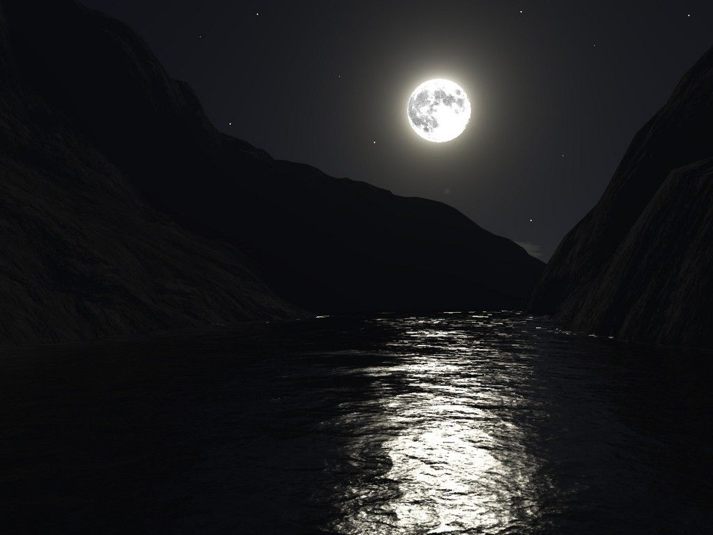 Moon Light Black Wallpapers