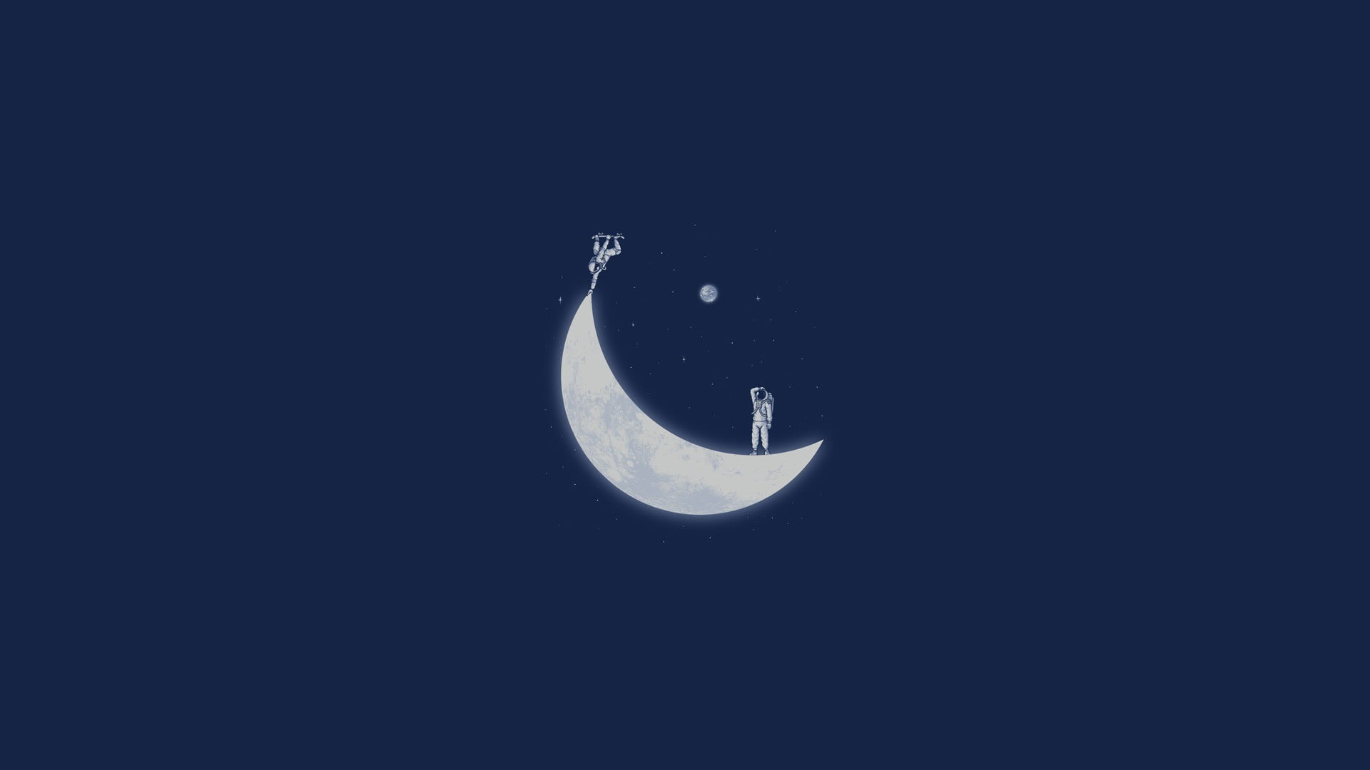 Moon Minimal Wallpapers