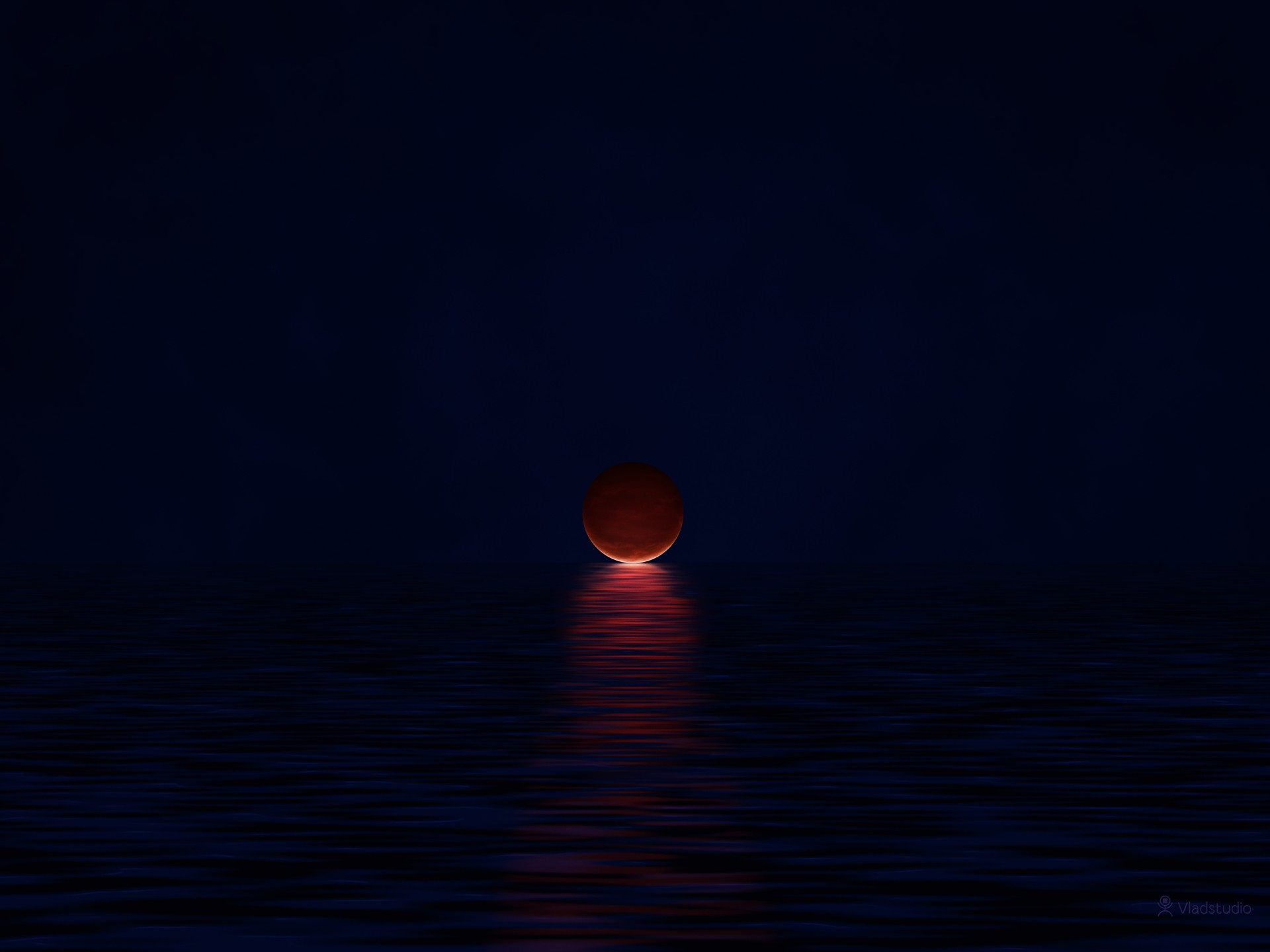 Moon Night Pixelart Wallpapers