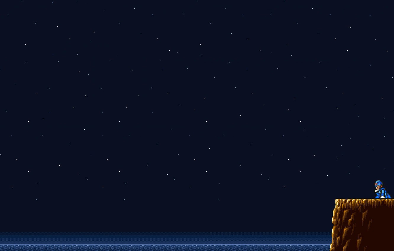 Moon Night Pixelart Wallpapers