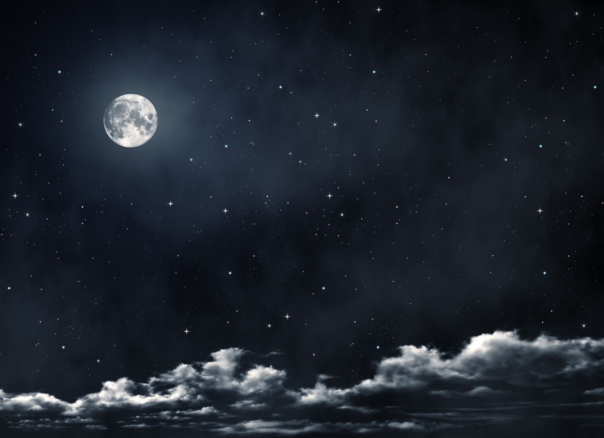 Moon Night Sky Wallpapers