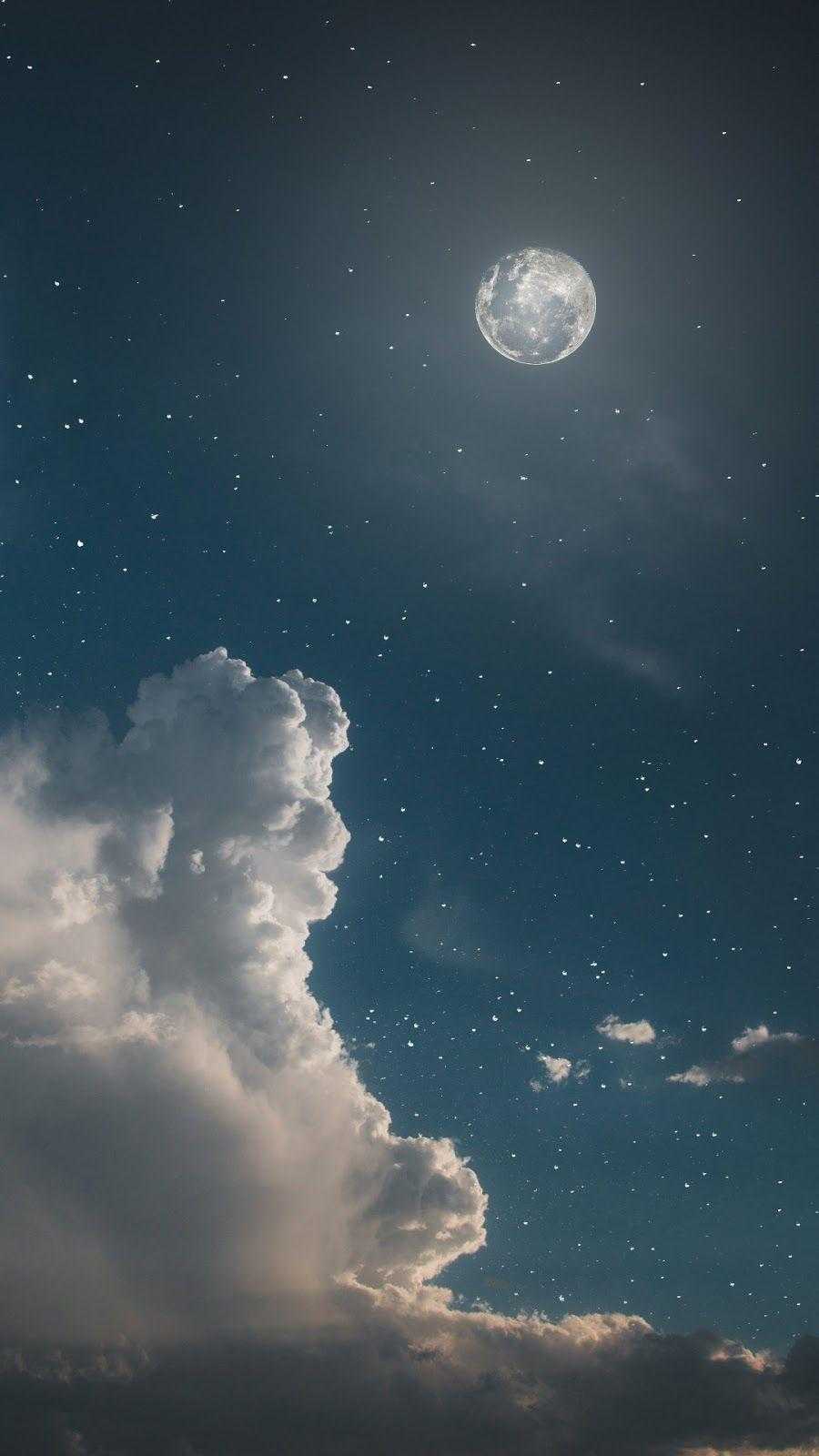 Moon Night Sky Wallpapers