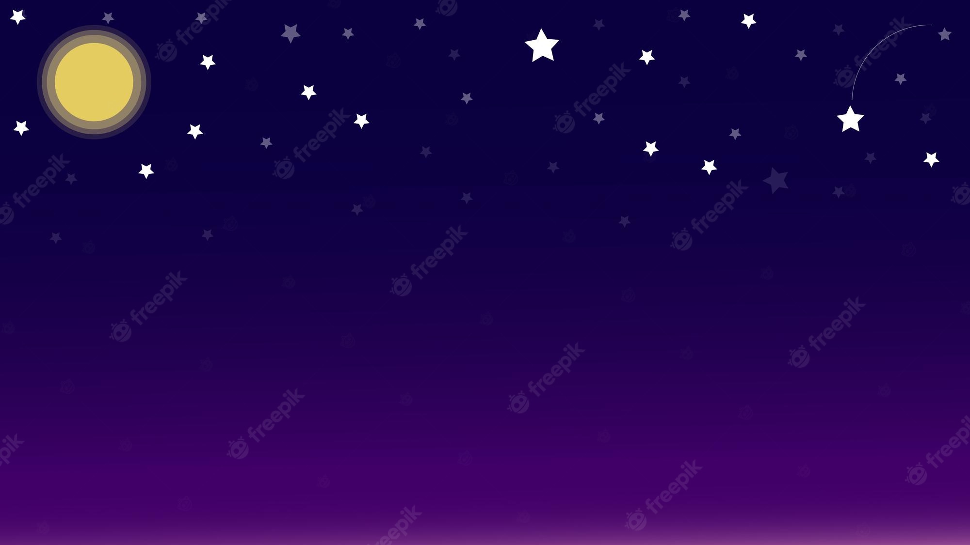 Moon Purple Sky Wallpapers