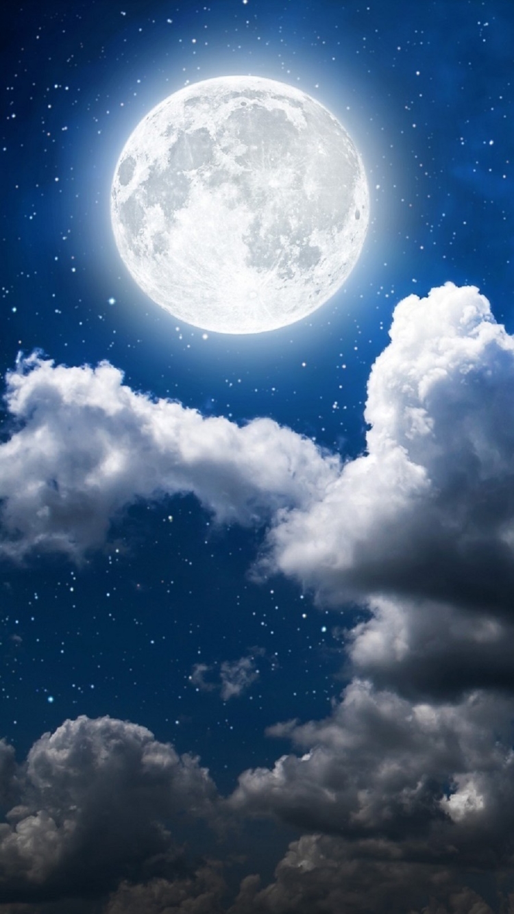 Moon Sky Mobile Wallpapers