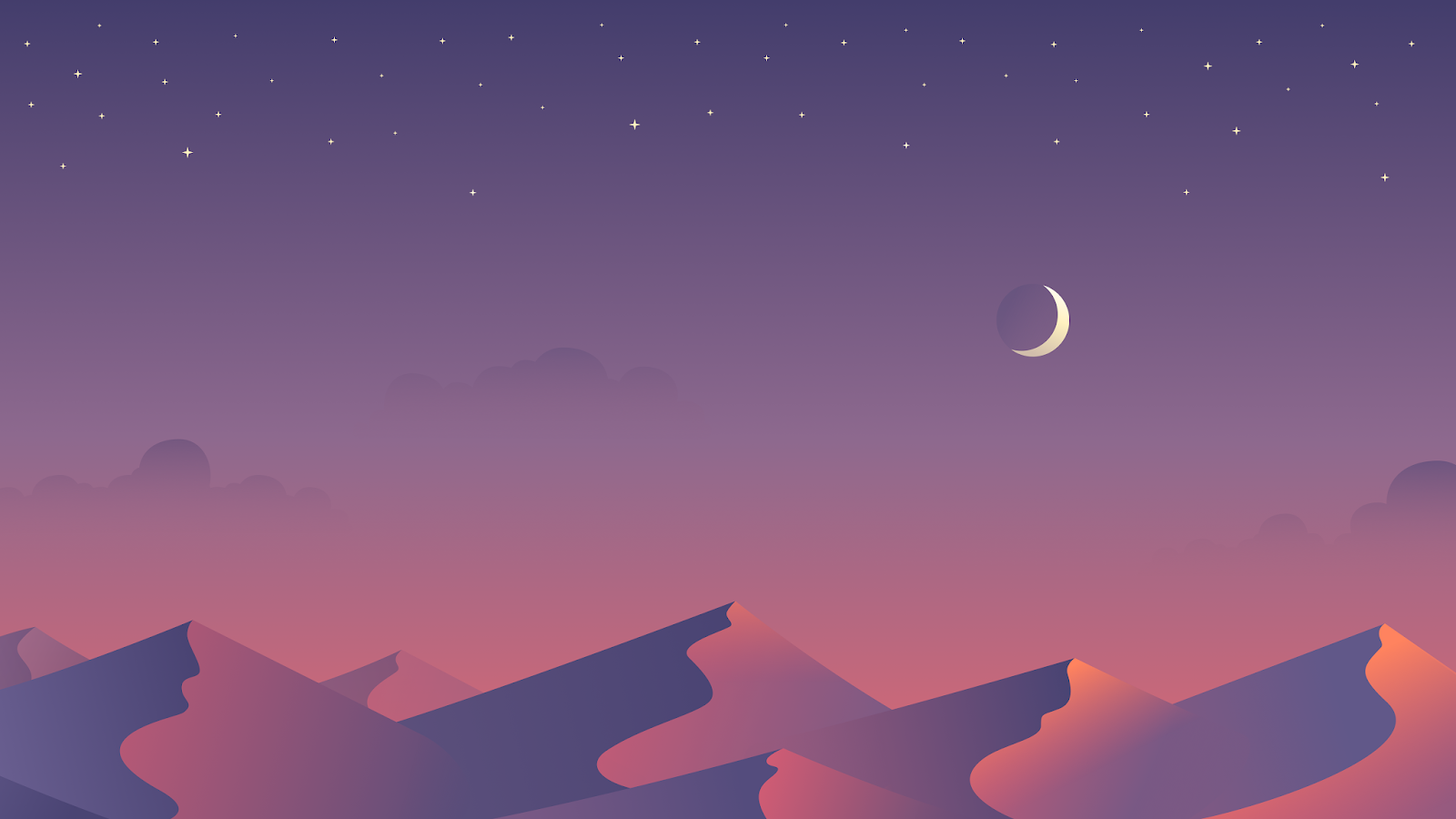 Moon Space Minimal Wallpapers