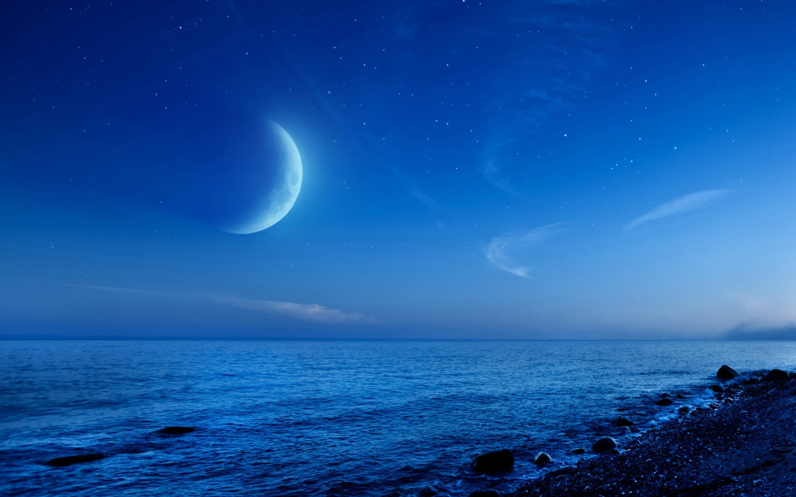 Moonlight Beach Wallpapers