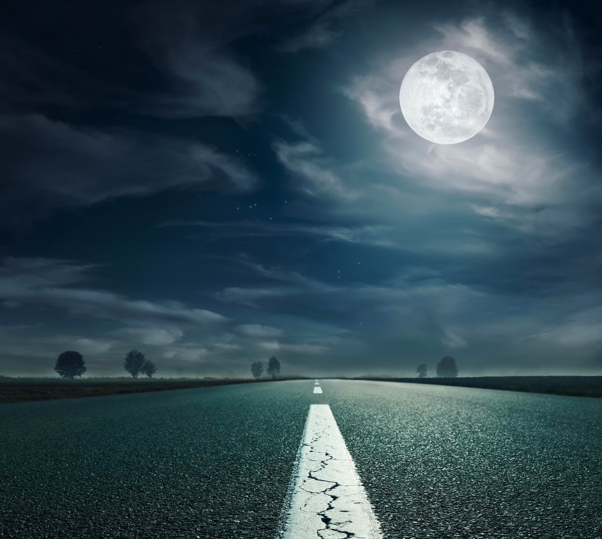 Moonlight Landscape Wallpapers