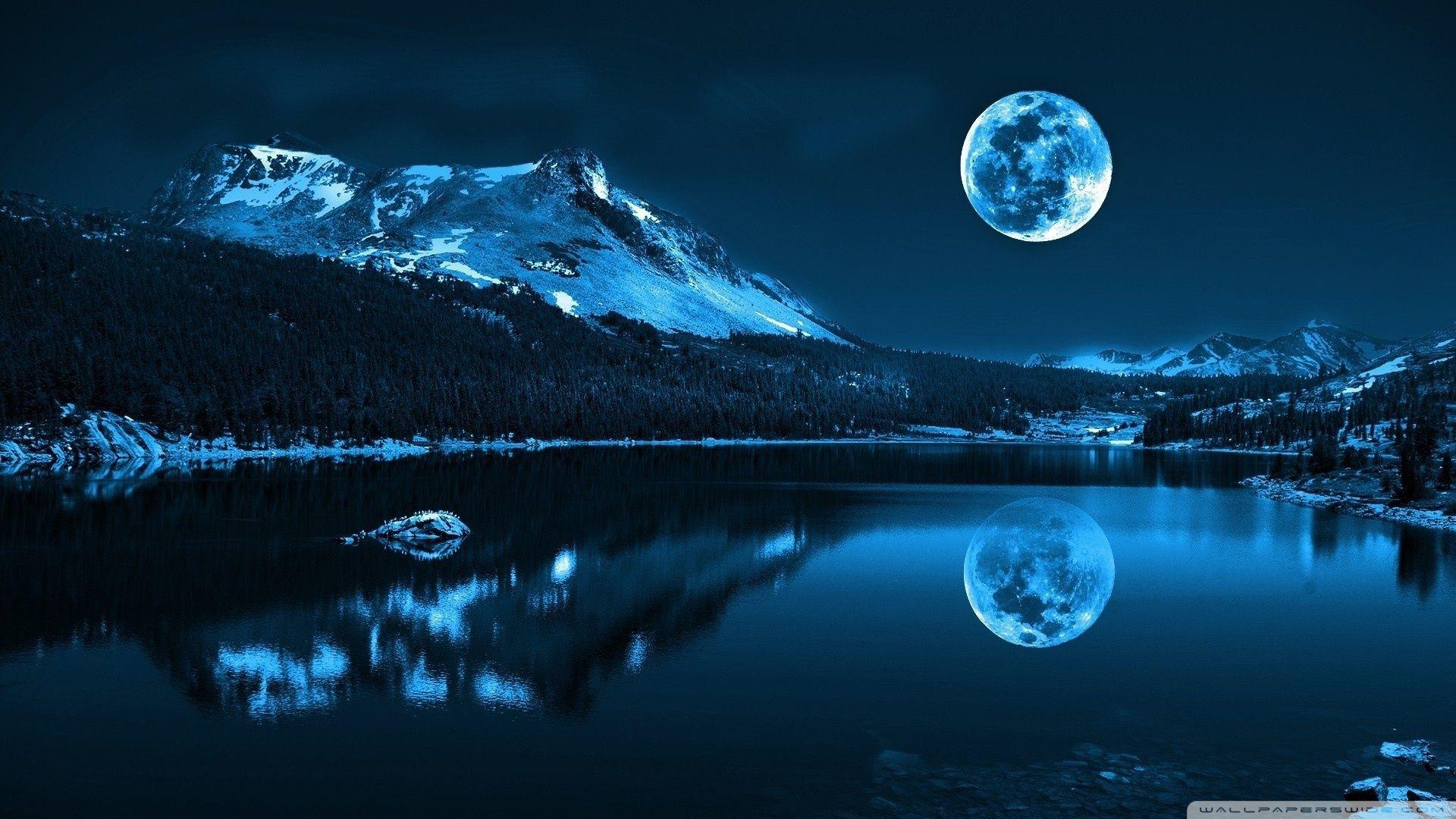 Moonlight Reflection Wallpapers