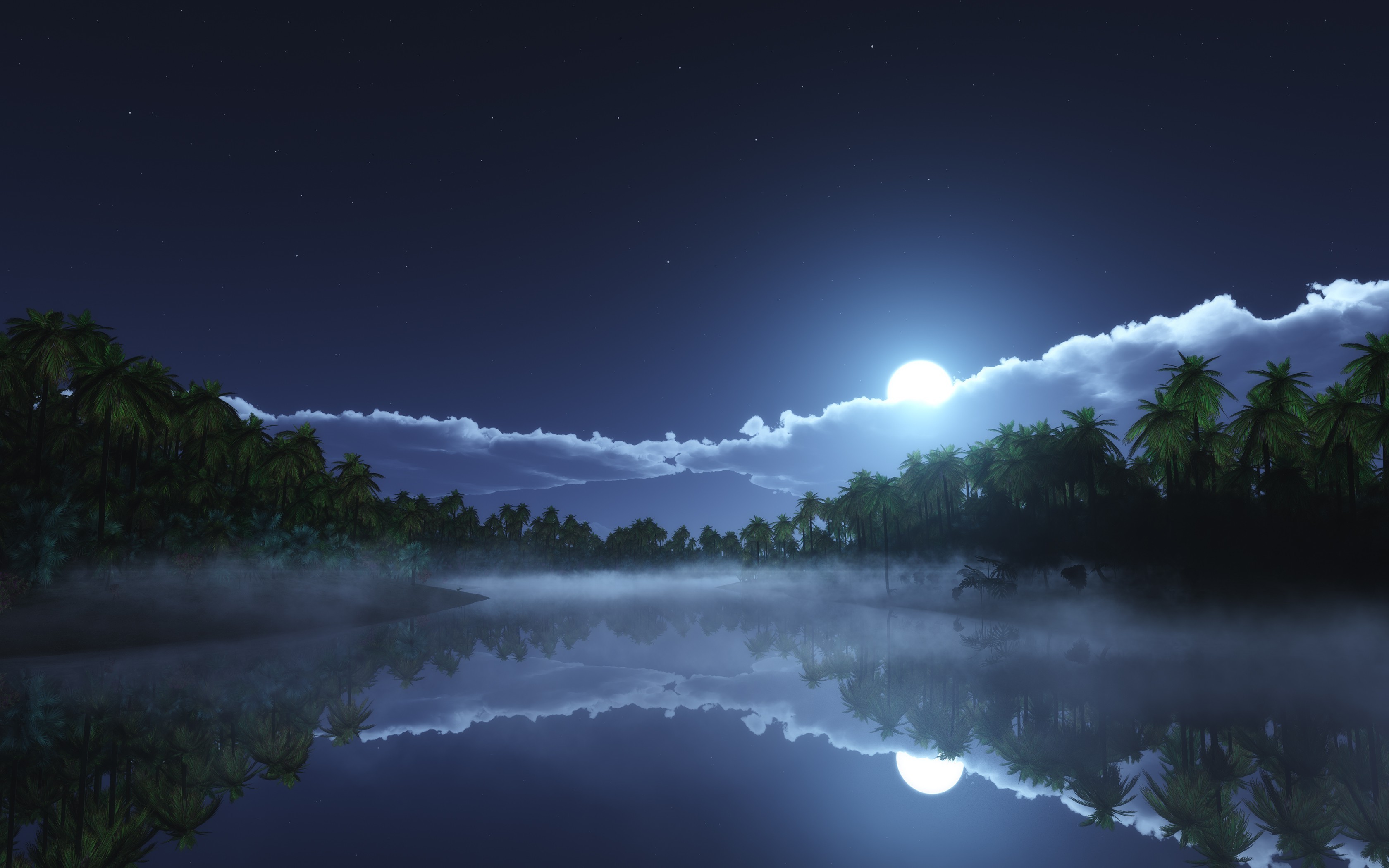 Moonlight Reflection Wallpapers