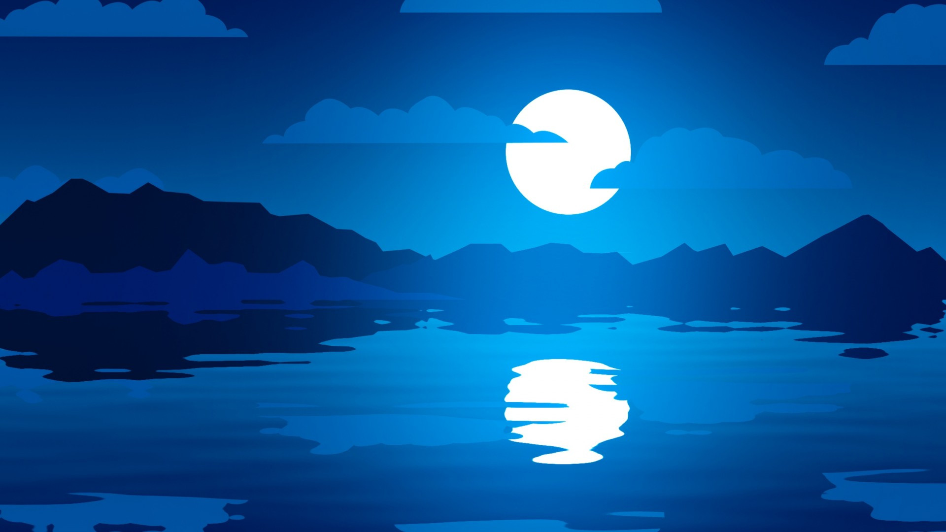 Moonlight Reflection Wallpapers