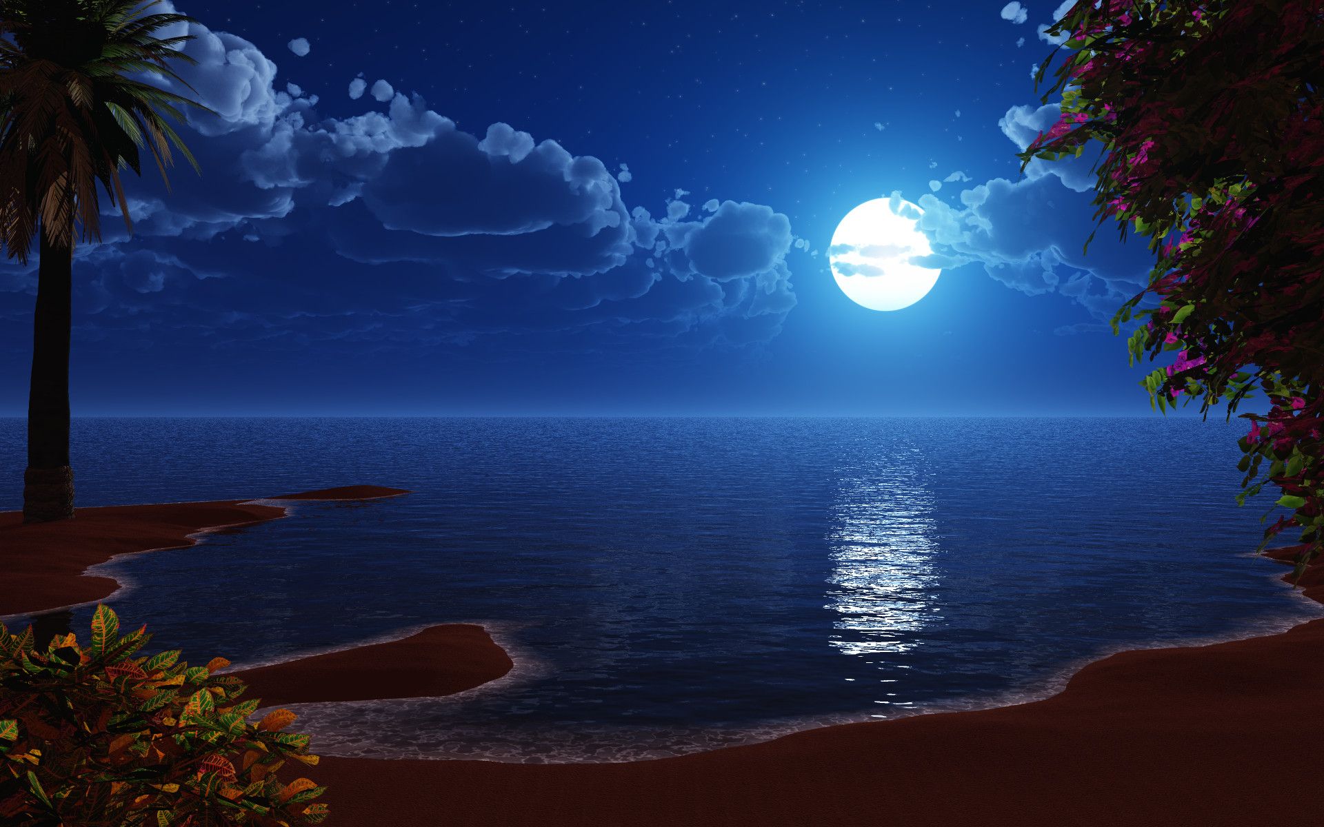 Moonlight Reflection Wallpapers