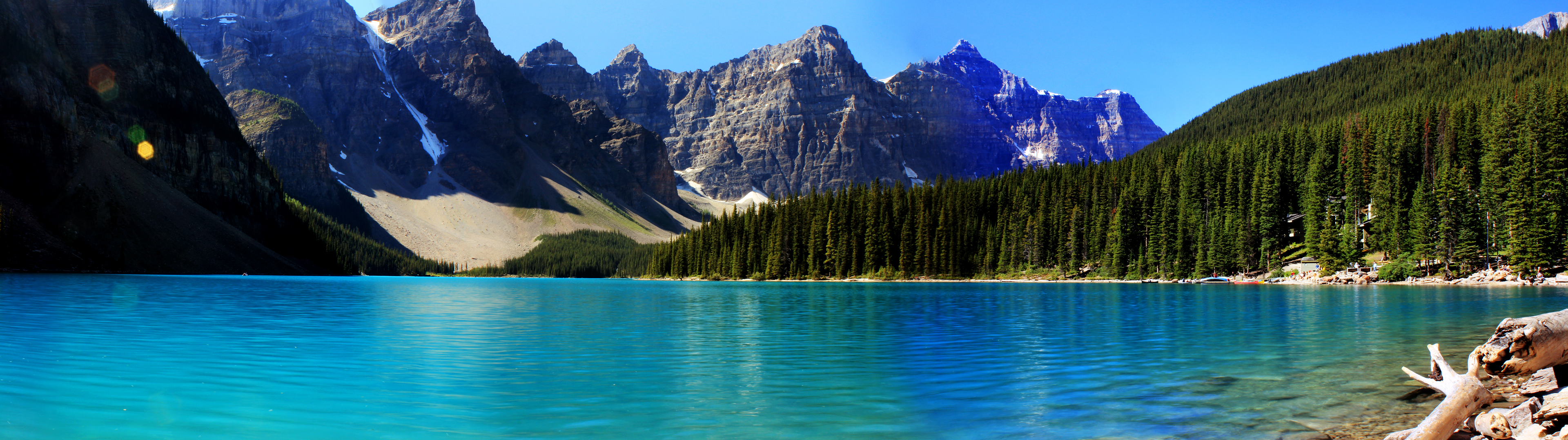 Moraine Lake South Channel Wallpapers