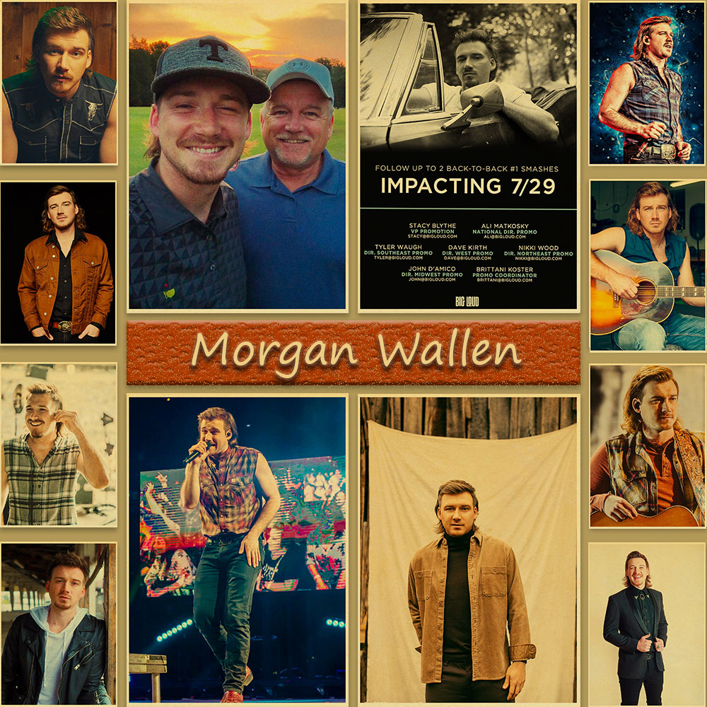 Morgan Wallen Collage Wallpapers